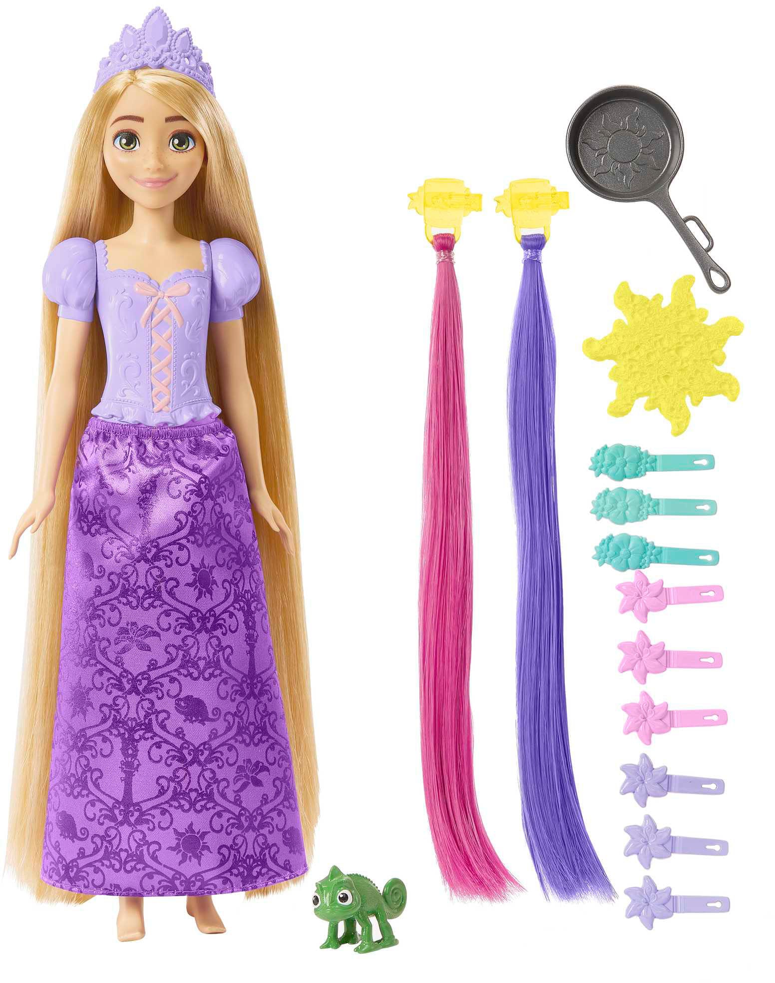 Anziehpuppe »Disney Prinzessin, Haarspiel Rapunzel Puppe und Zubehör«