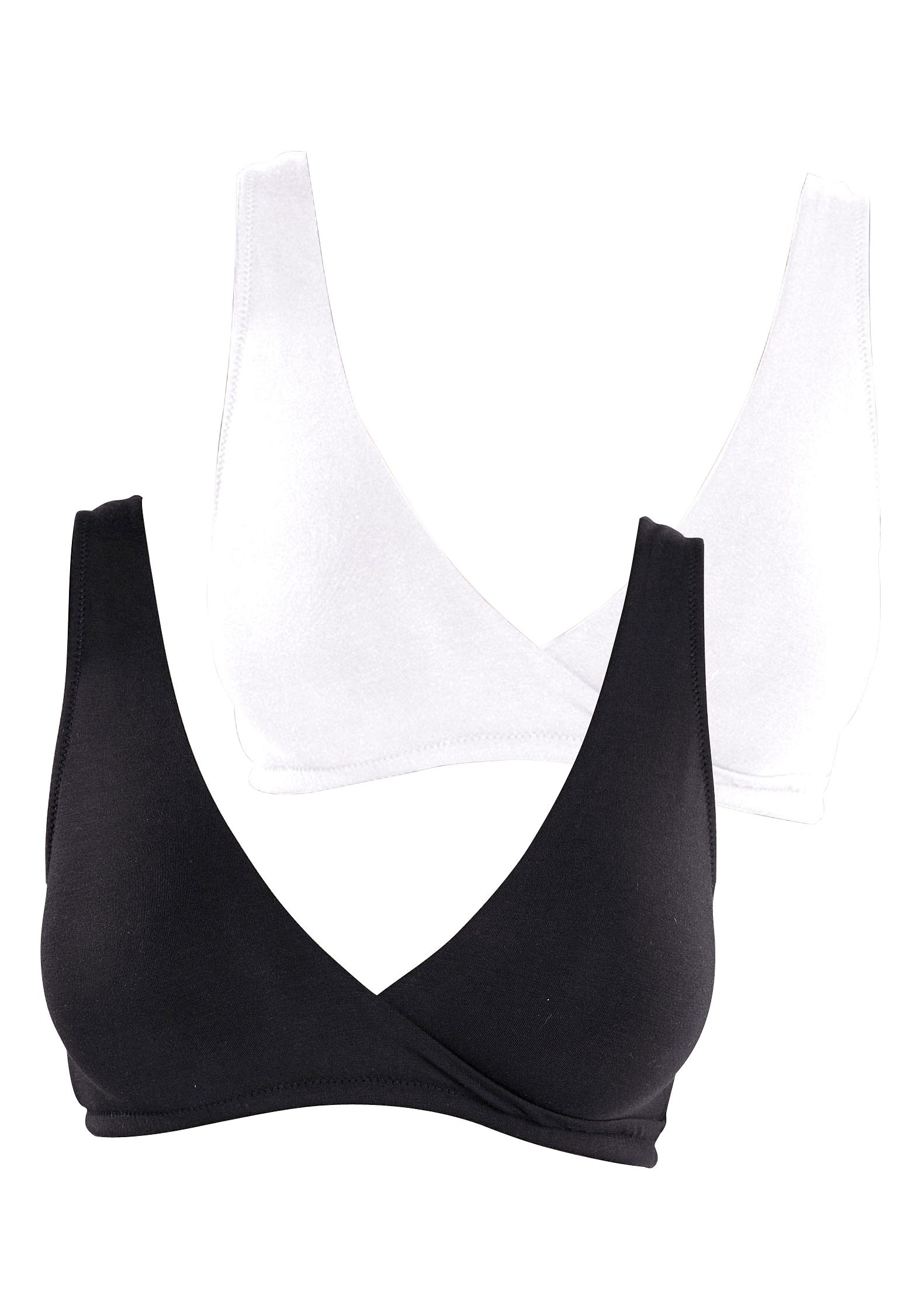 in Stück), (Packung, Still-BH, Basic ohne Dessous Bügel OTTOversand petite Form, bei fleur 2 Wickel-Schlupf