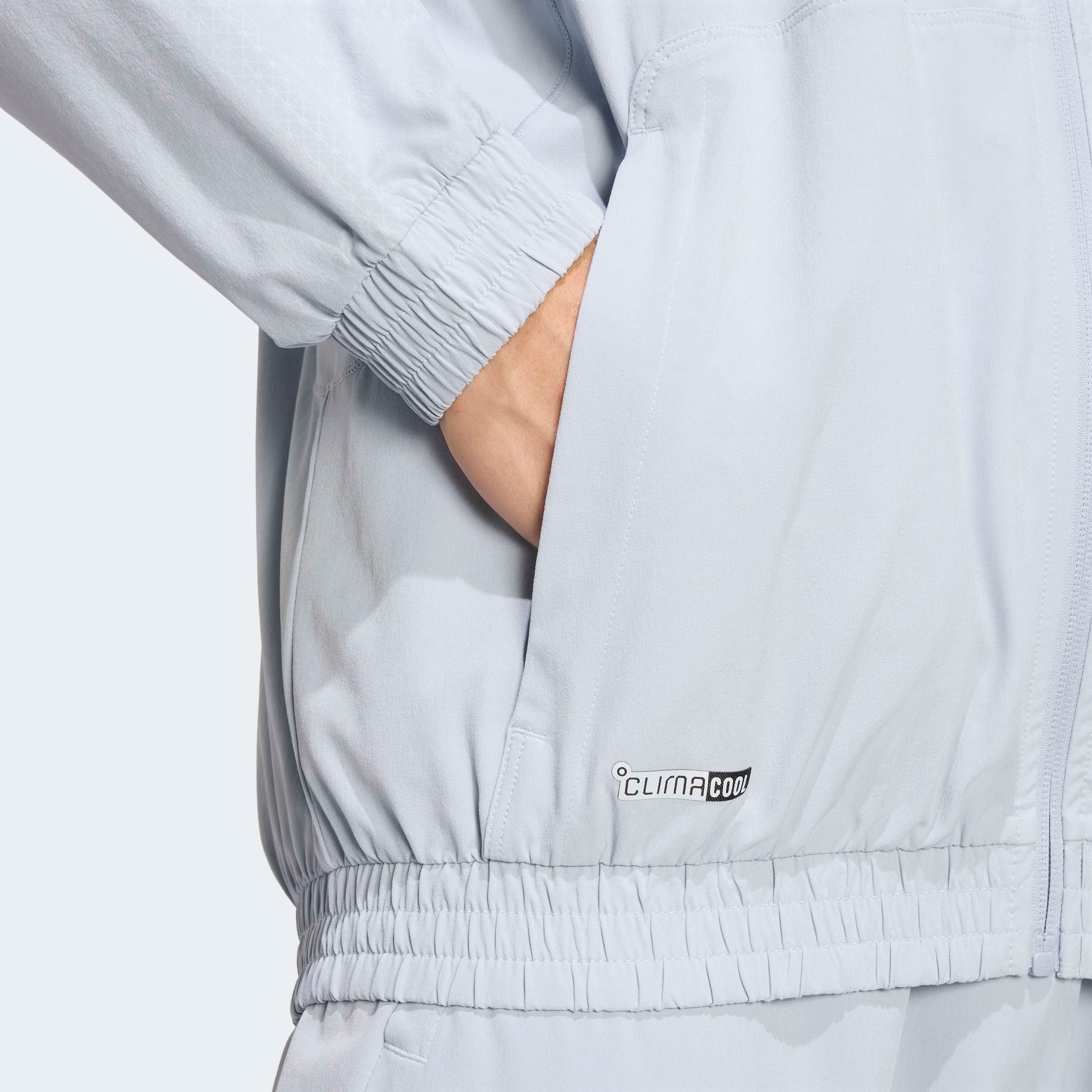 adidas Performance Trainingsjacke »TECH APPAREL« für Fitnessstudio und Alltag, schnell trocknende Fasern