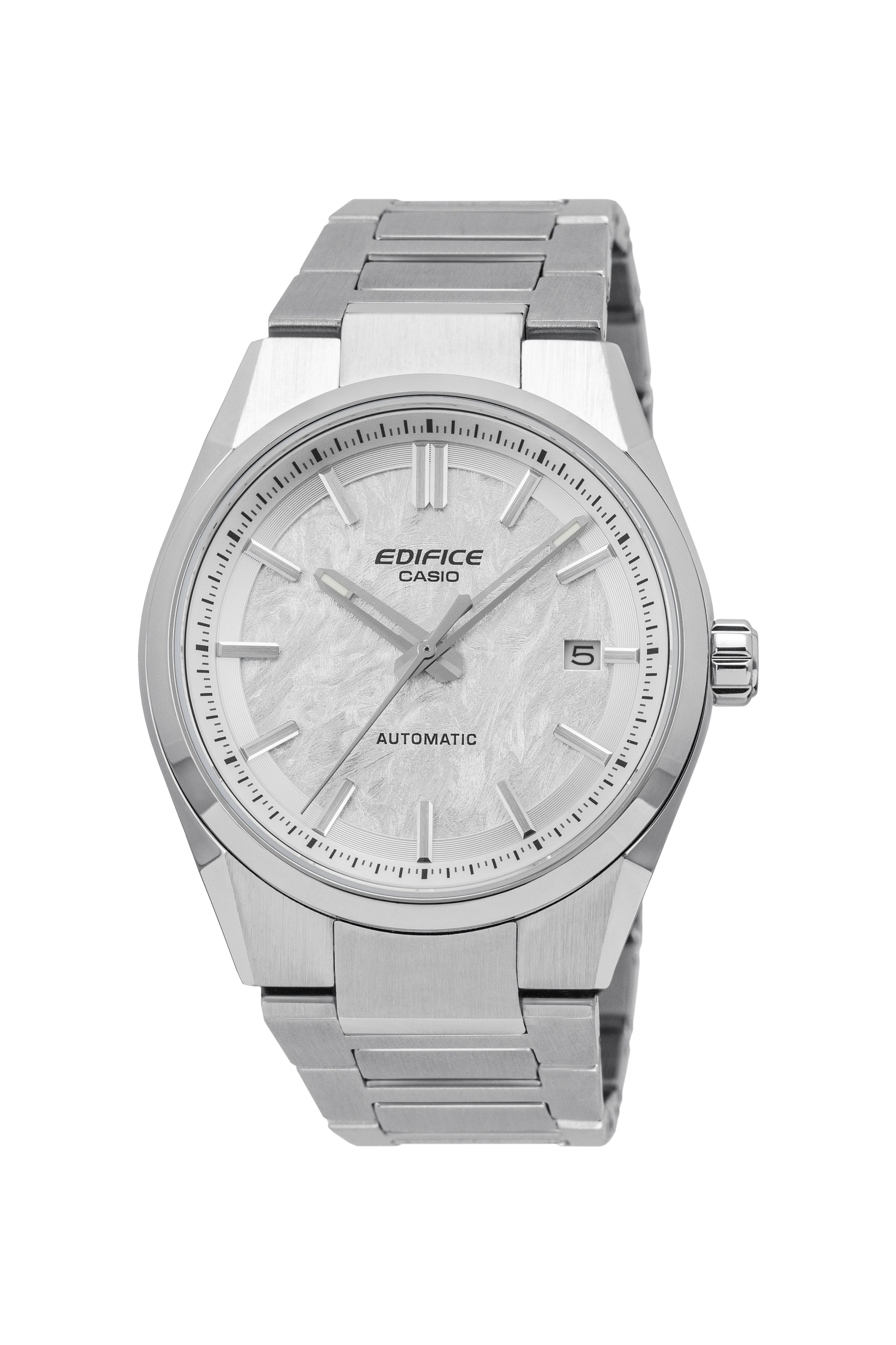 CASIO EDIFICE Automatikuhr Armbanduhr, Damenuhr, Herrenuhr, Mechanische Uhr, Edelstahlarmband