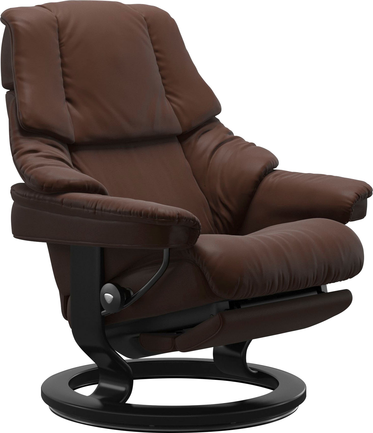 Stressless® Relaxsessel »Reno«, mit Classic Base und Power™, elektrisch verstellbar, optional 2-motorisch, Größe M & L, Gestell Schwarz