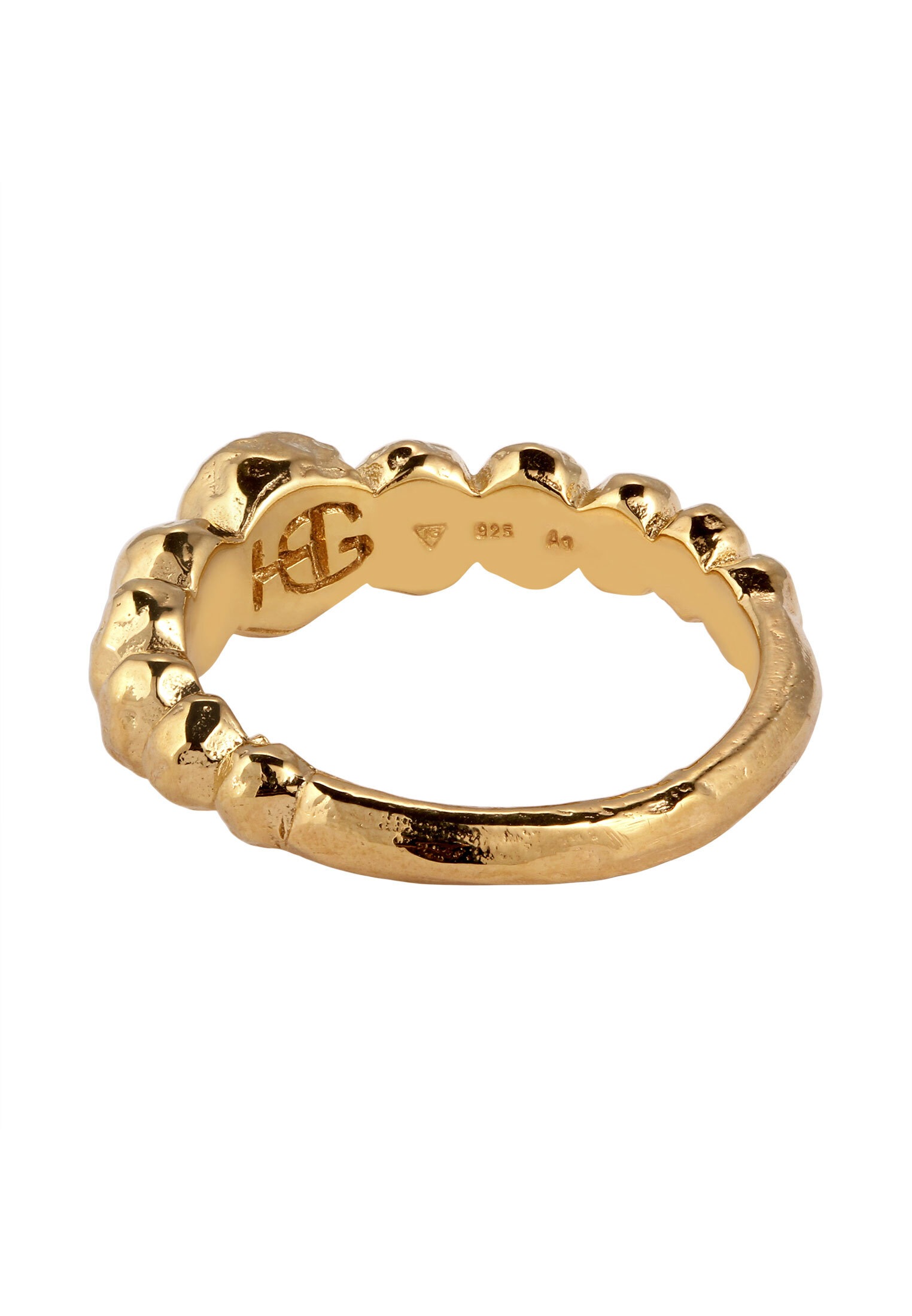 HAZE & GLORY Silberring »Ring Bubble Dots Design 925 Sterling Silber«