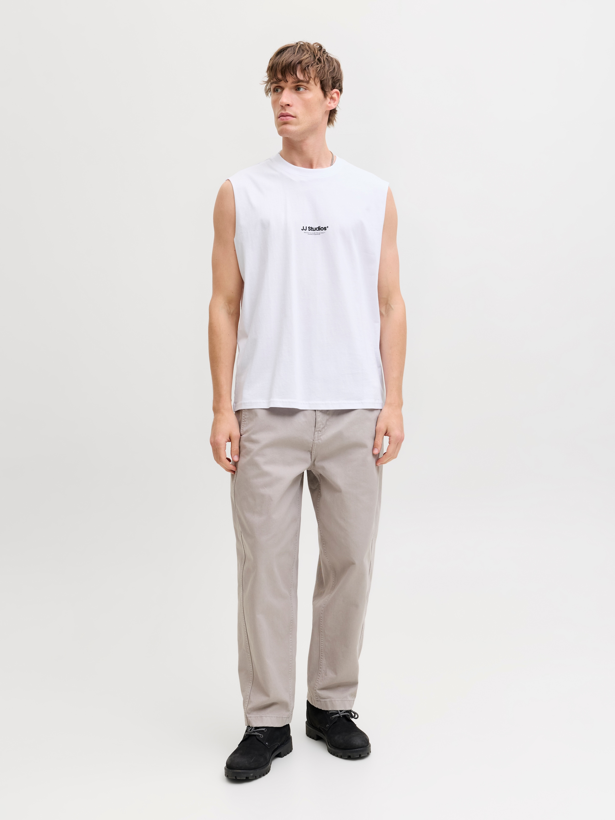 Jack & Jones Muscleshirt »JJESOHO SLEEVELESS TEE SN« mit Logobranding