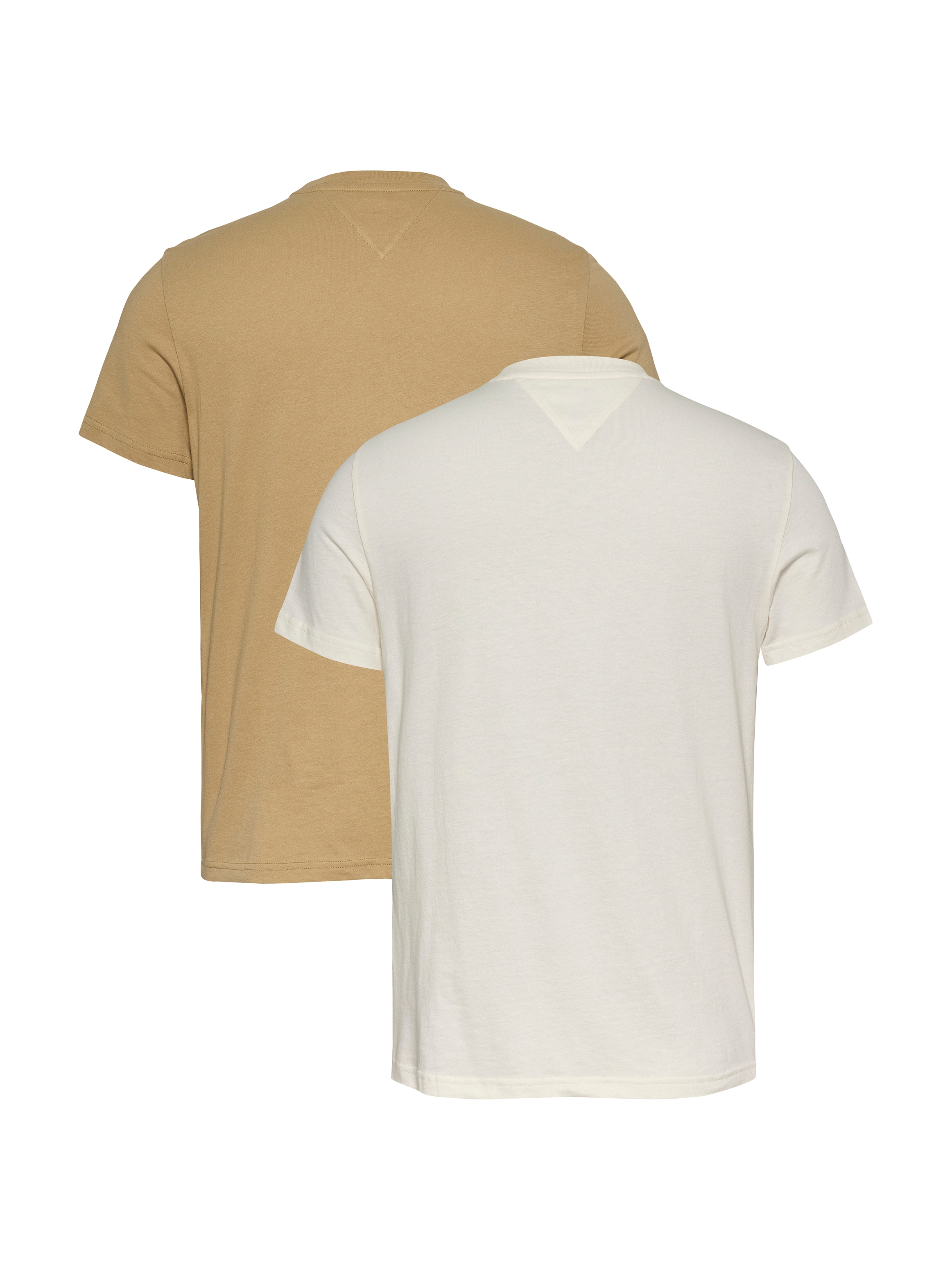 Tommy Jeans Rundhalsshirt »TJM XSLIM 2PACK JERSEY TEE EXT«, (Packung, 2er-Pack), Logostickerei, 2Pack