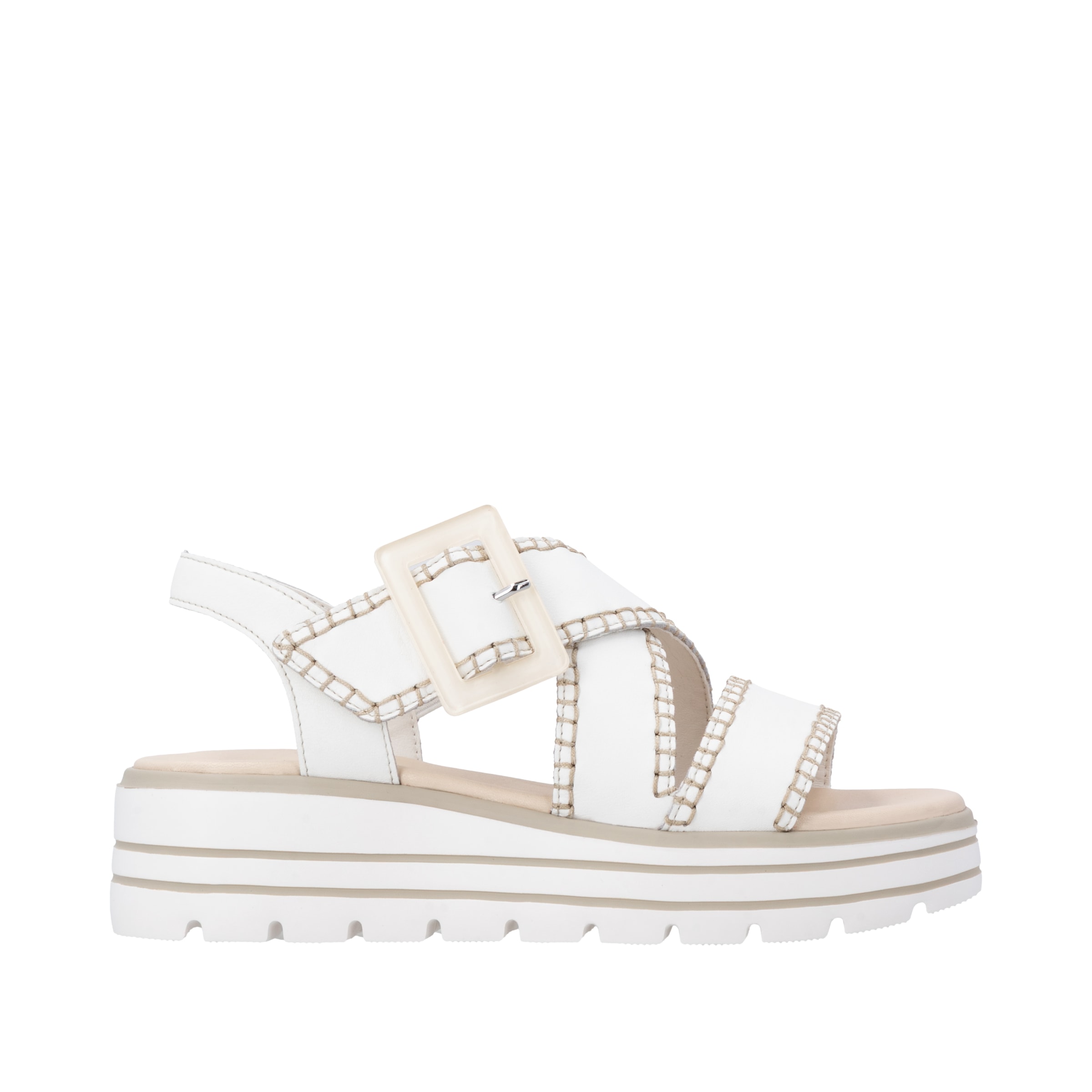 Remonte Plateausandaletten  Sommerschuh, Riemchensandale mit Klettverschluss