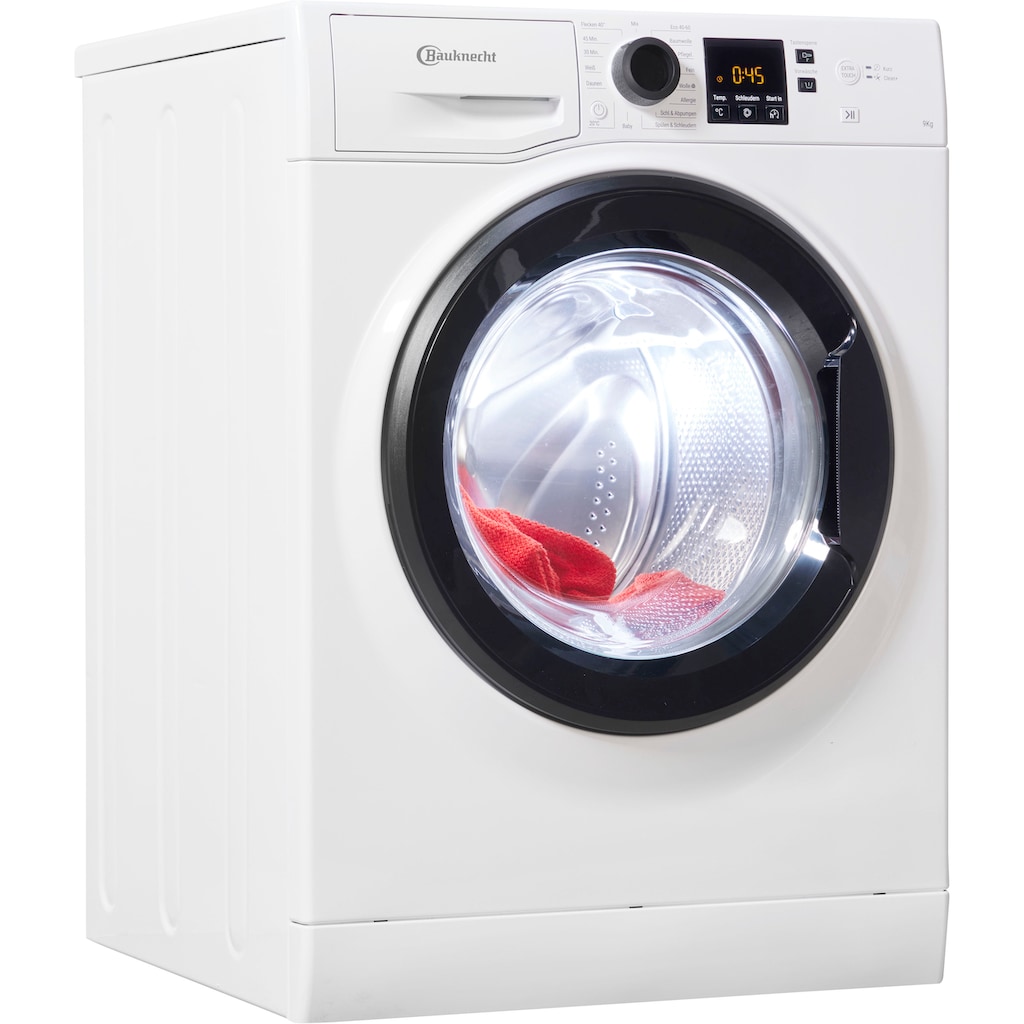 BAUKNECHT Waschmaschine, Super Eco 945 A, 9 kg, 1400 U/min