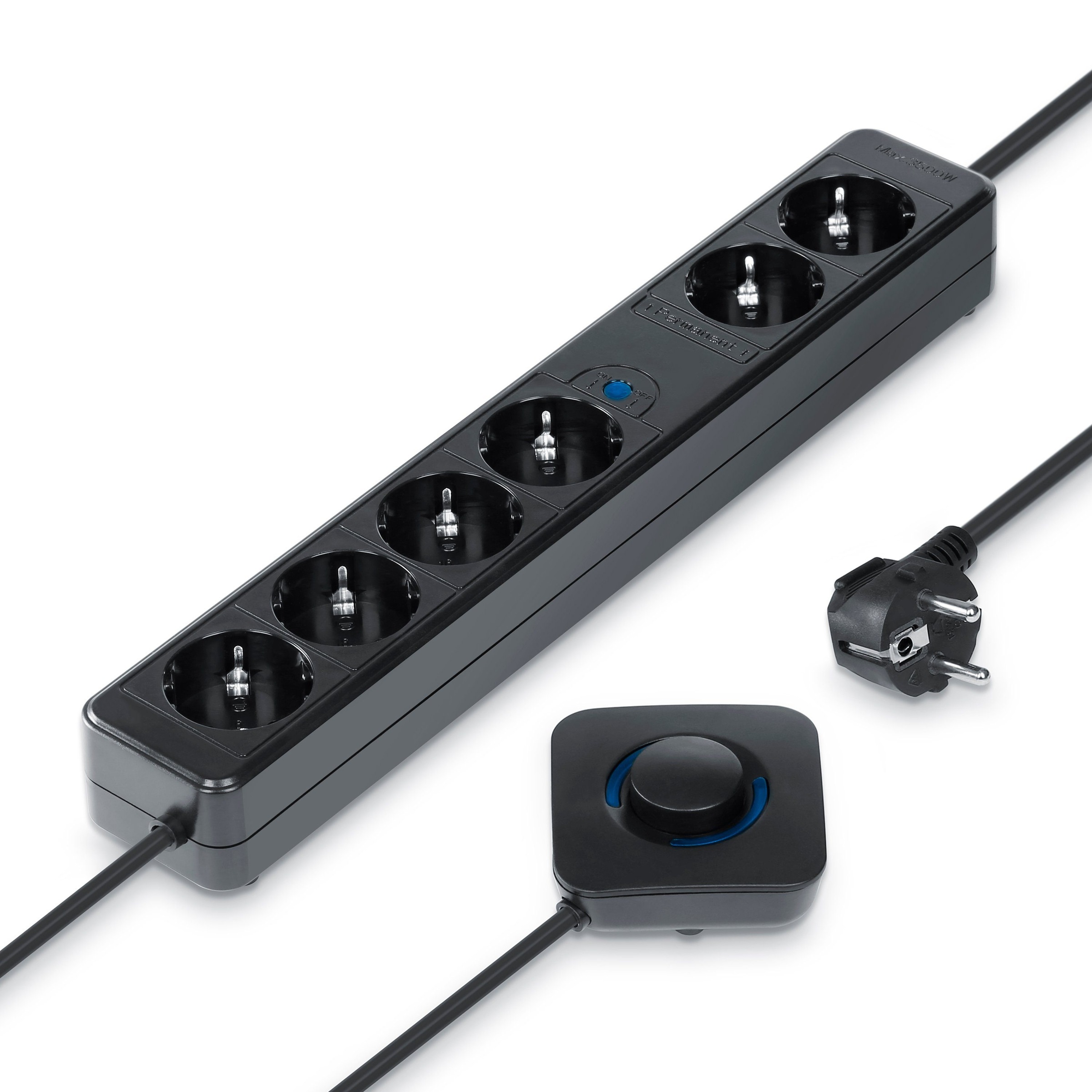 6-fach Steckdosenleiste mit Schalterfunktion »4-fach schaltbar und...