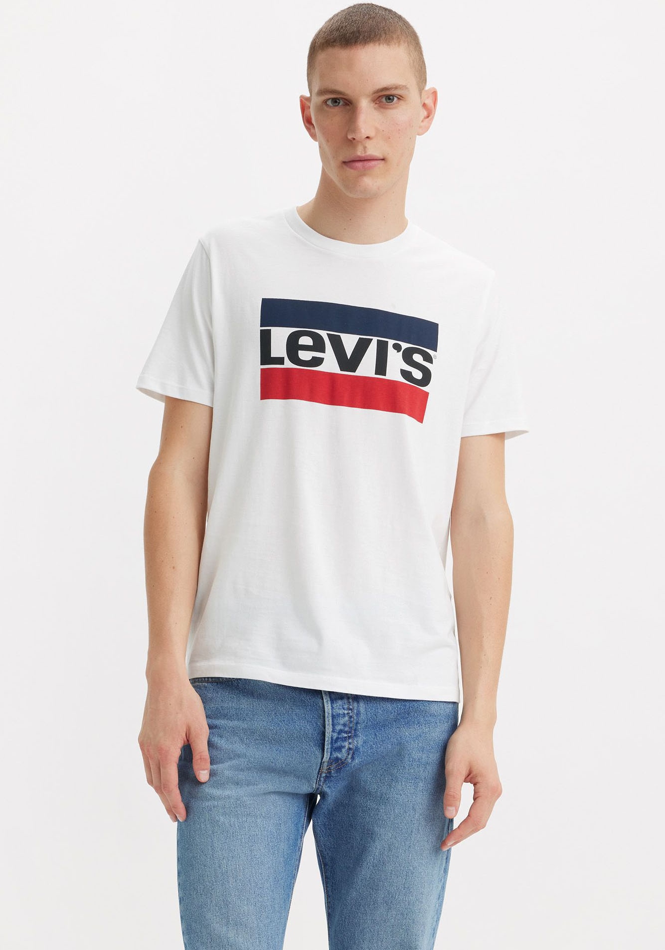 Levi's® T-Shirt mit großem Logoprint
