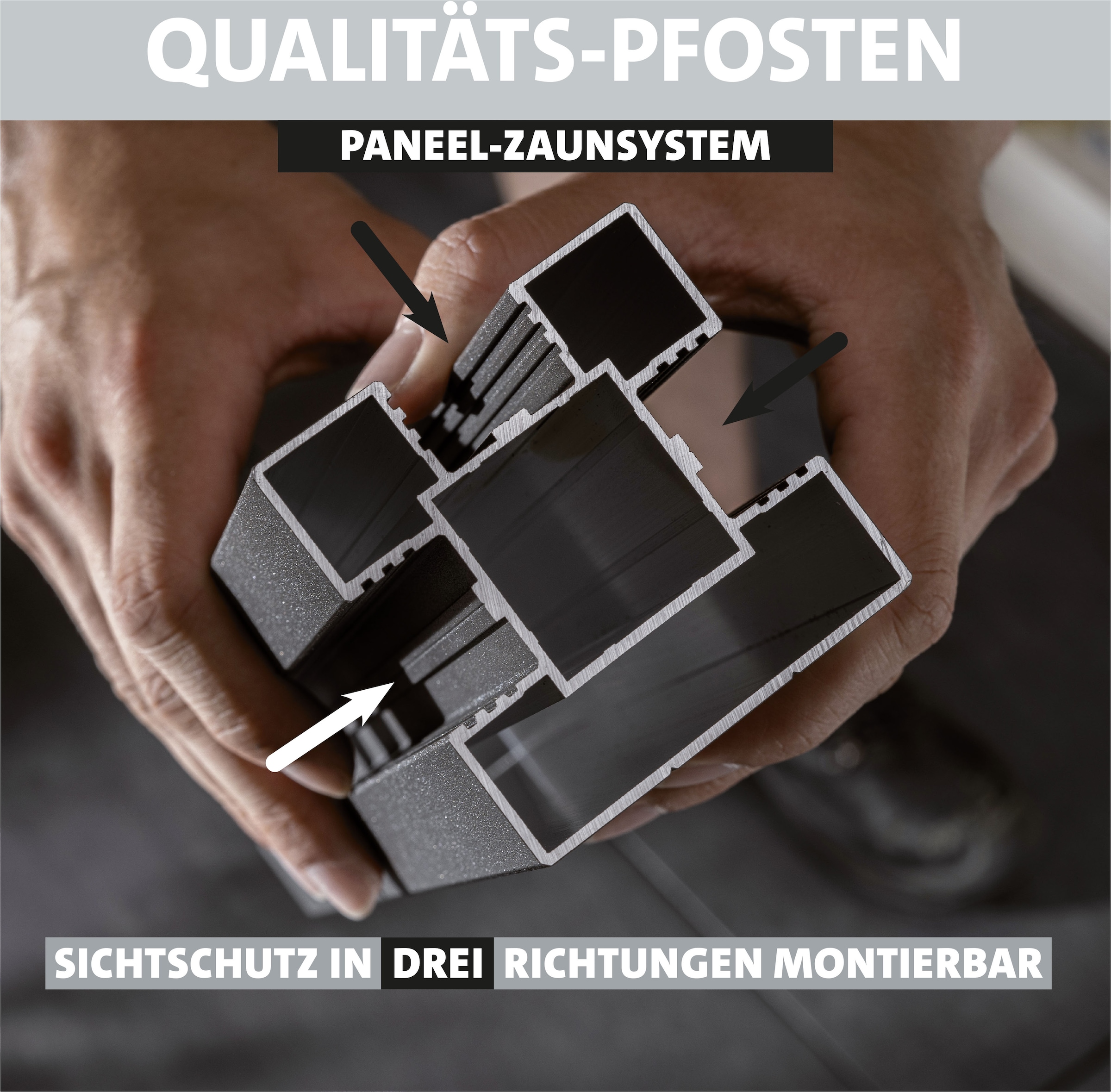 STAKET PRO Gartenzaun »Anbauzaun Paneel 150« LxH: 184,2x187 cm, 1 Element á 180 cm Breite + Cortenstahl