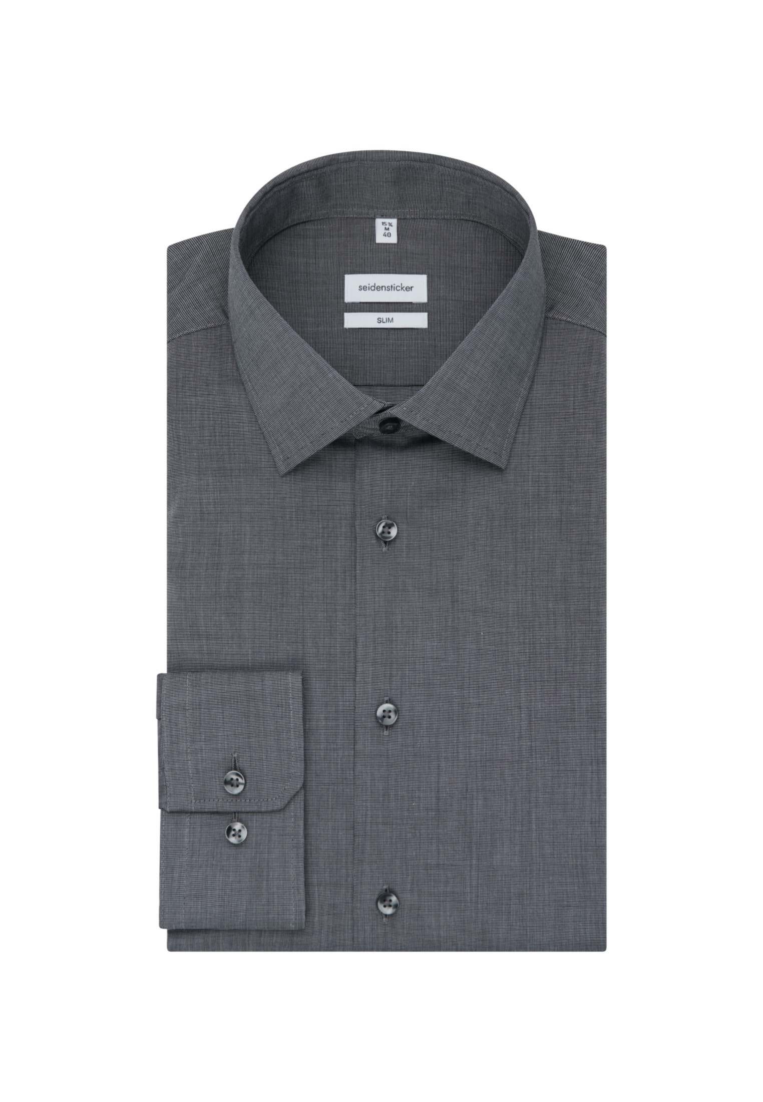 seidensticker Businesshemd »Schwarze Rose«, Slim 1/1 Kentkragen Uni