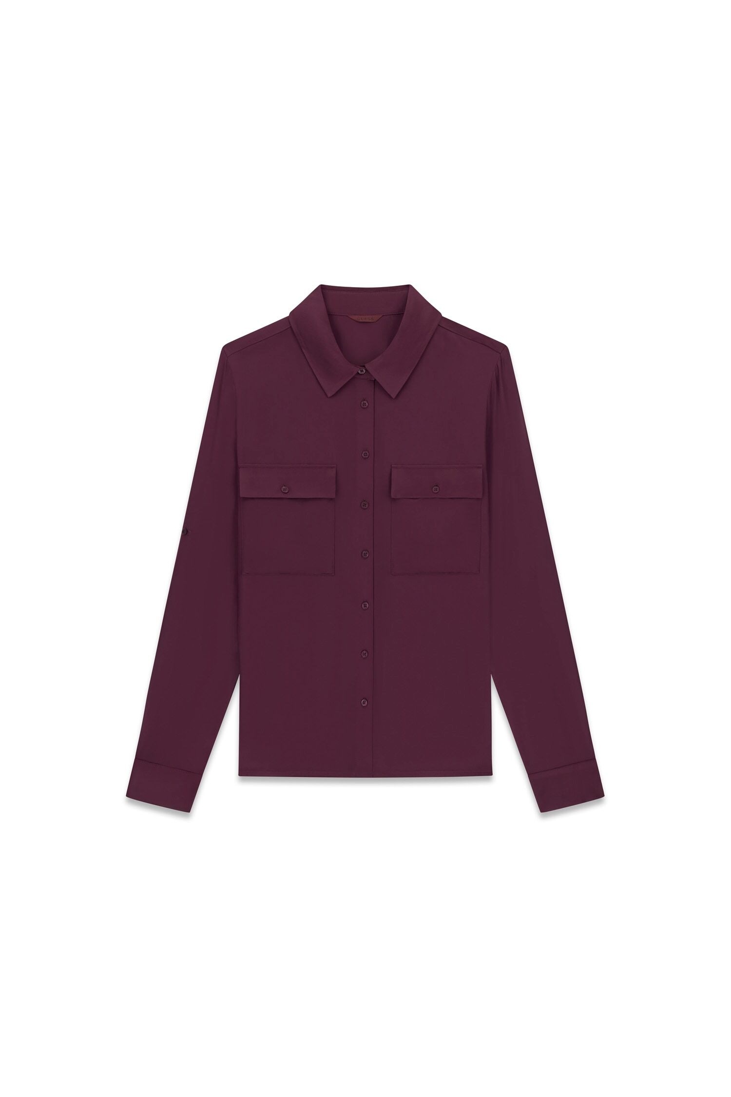 Guess Hemdbluse »ANNAMARIA EQUIPMENT LS SHIRT« in Viskosequalität, Regular Fit