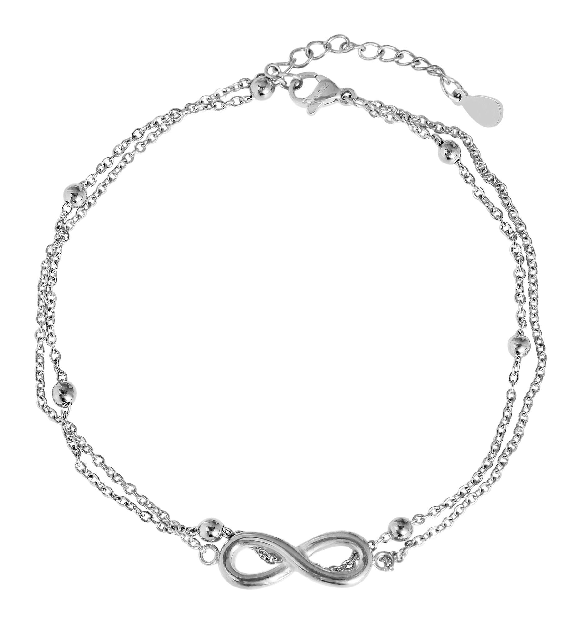 Adelia´s Armband »Damen Armband aus Edelstahl 24 cm«