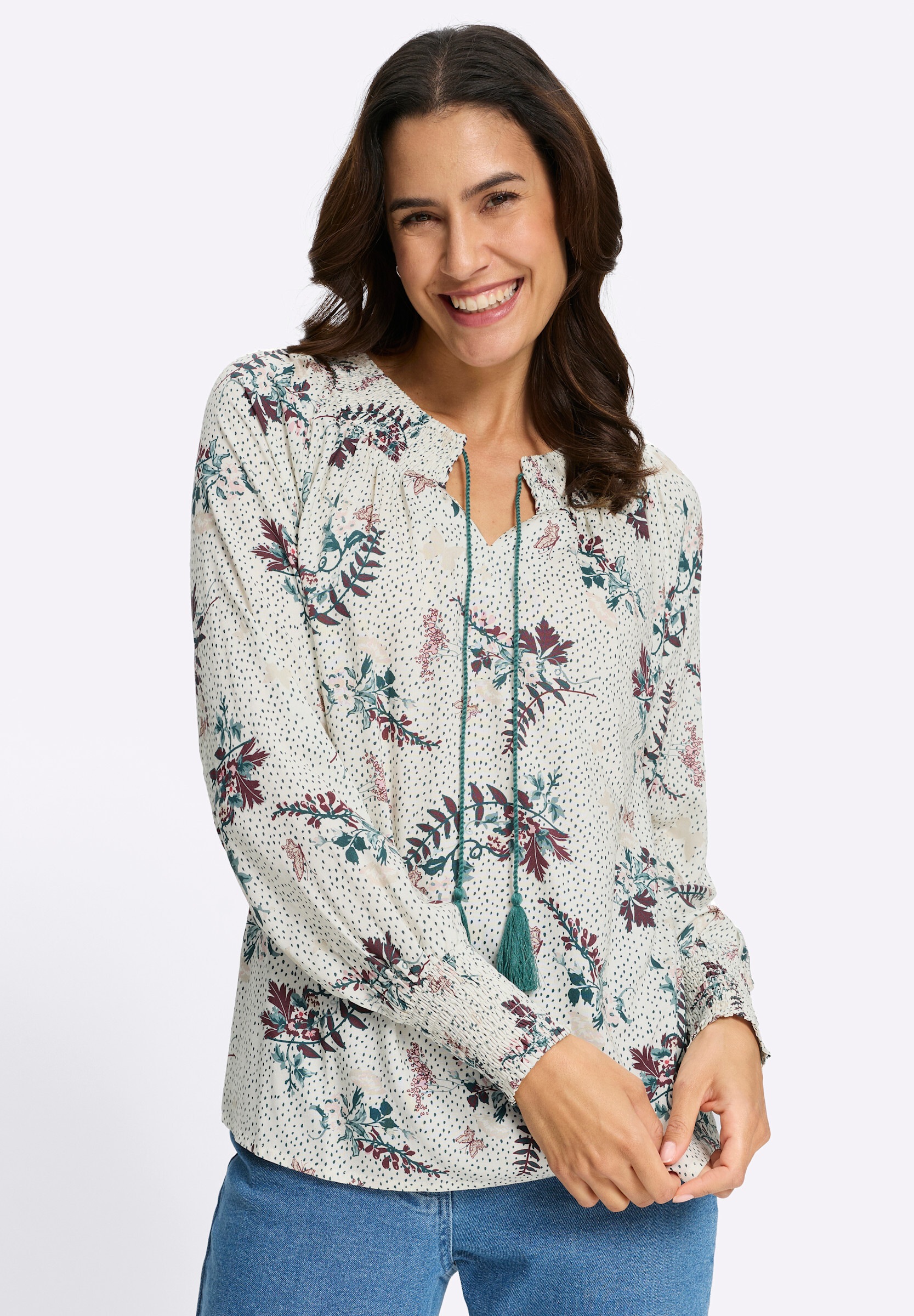 Witt Klassische Bluse »Druck-Bluse Druckbluse«