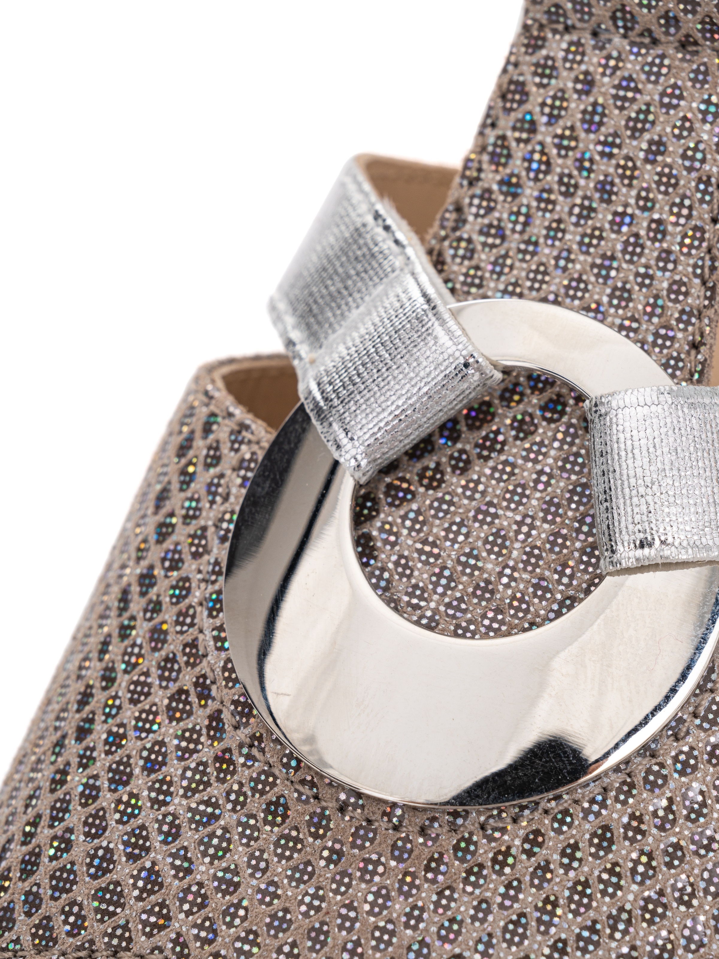 Ara Sandalette »LUGANO«, Festtagsschuh, Glitzersandale, Kitten Heel mit Blockabsatz, H-Weite