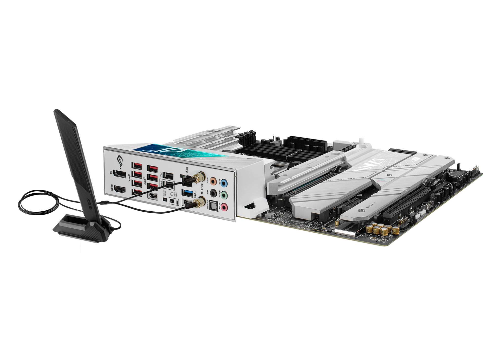Asus Mainboard »ROG STRIX X670E-A GAMING WIFI«, Ryzen 7000, ATX, DDR5 Speicher, 4x M.2, USB 3.2