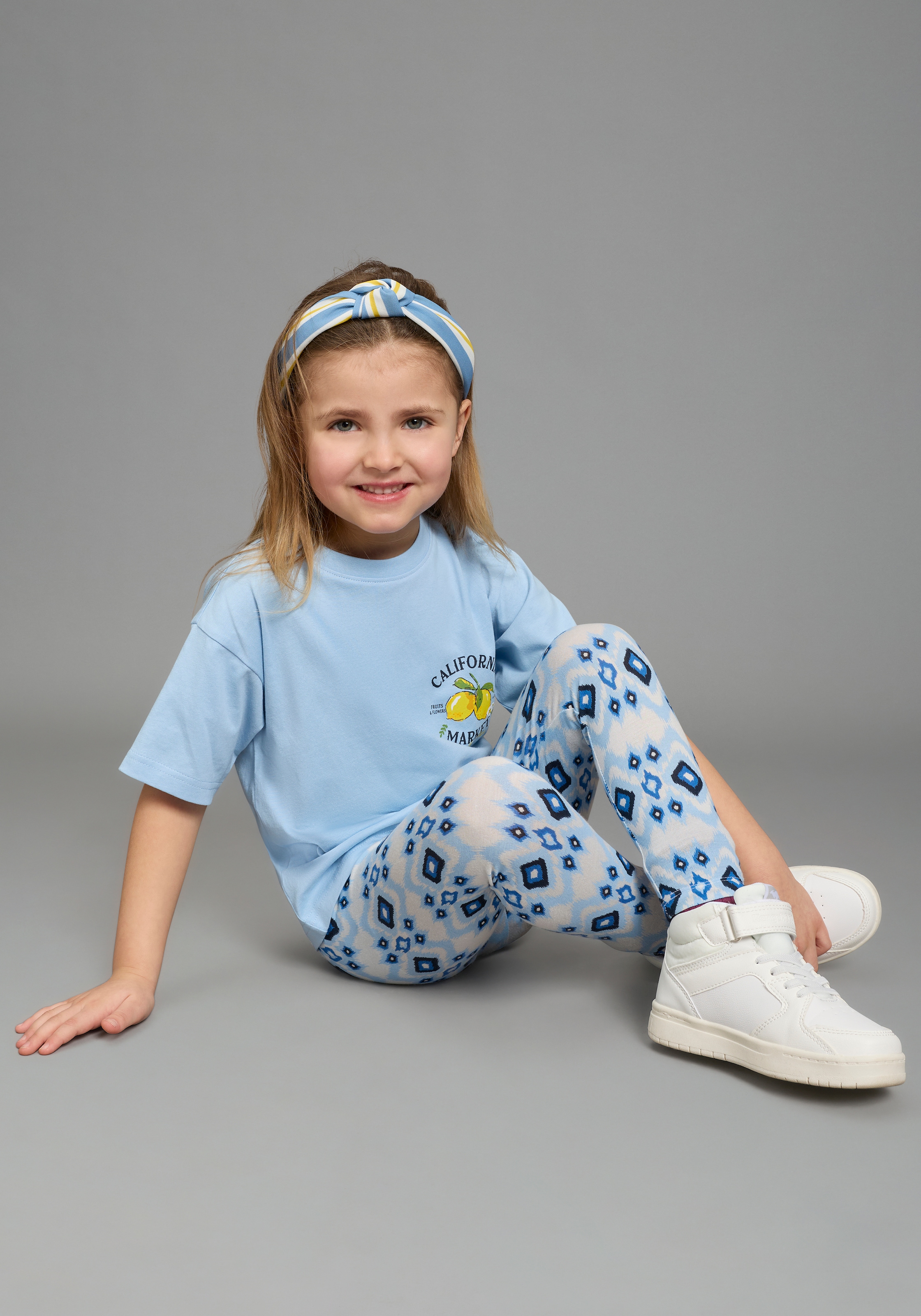 KangaROOS Leggings »Kangaroos 2er Pack Leggings für kleine Mädchen«  schmale Passform, normale Leibhöhe, mit innenliegendem Gummizug