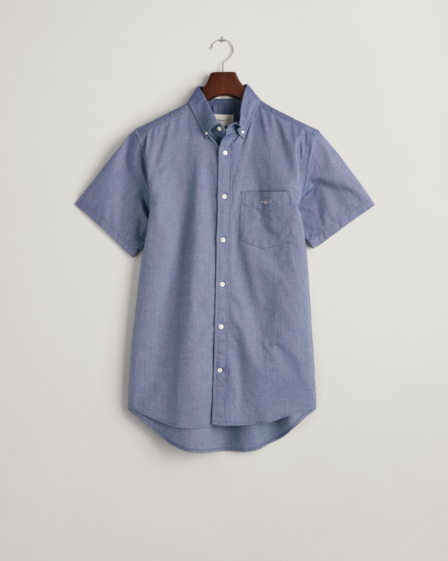 Gant Kurzarmhemd »REG OXFORD SHIRT«, Gant-Stickerei