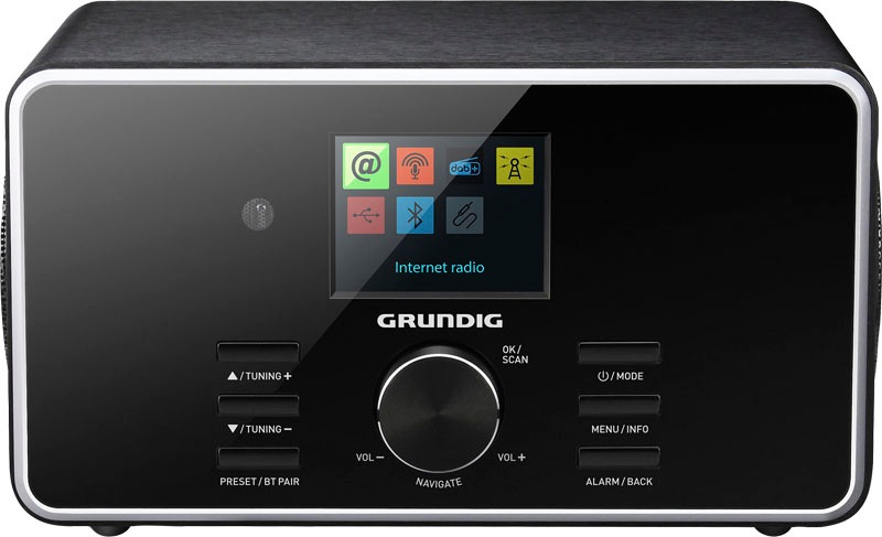 Grundig Internet-Radio »DTR 5000 X«, (Bluetooth-WLAN Digitalradio (DAB+)-FM-Tuner-Internetradio-FM-Tuner mit RDS 14 W)