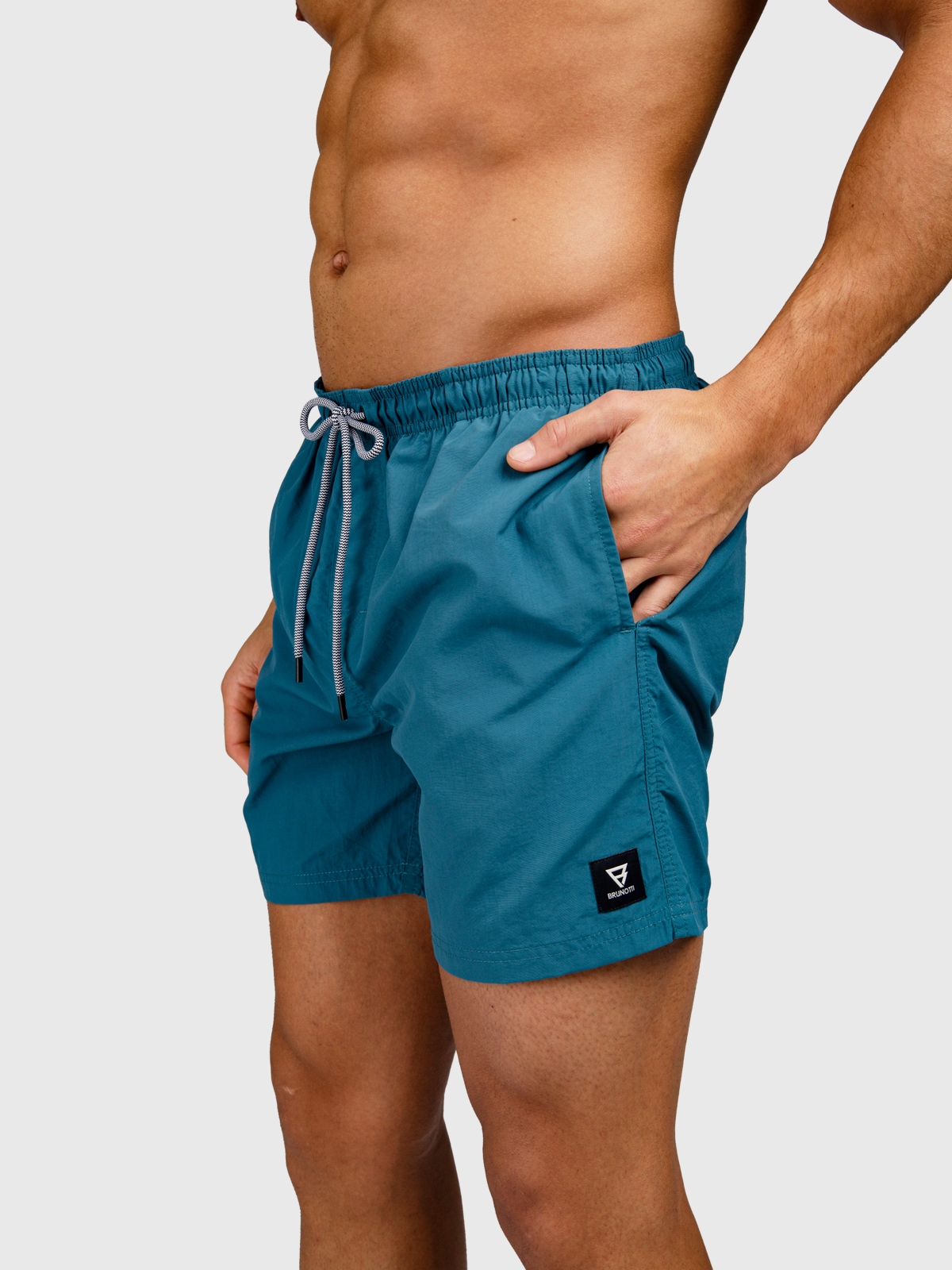 Brunotti Badeshorts »HESTER MEN SWIM SHORTS« mit Taschen, sportliche Schnittform, schnelltrocknendes Material