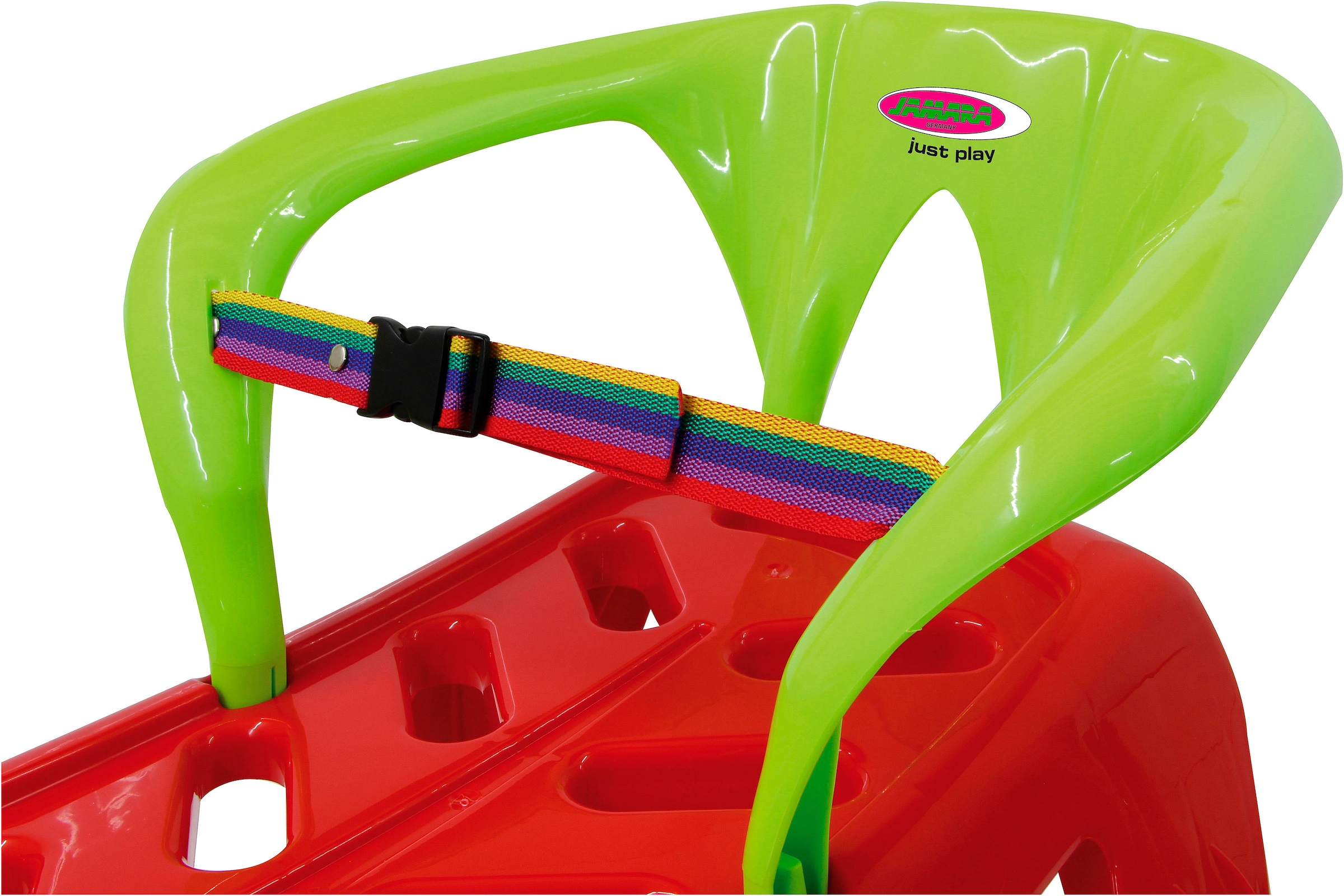 Jamara Schlitten »Snow Play Schlitten Snow-Star 90 cm, mit Rückenlehne« Made in Europe