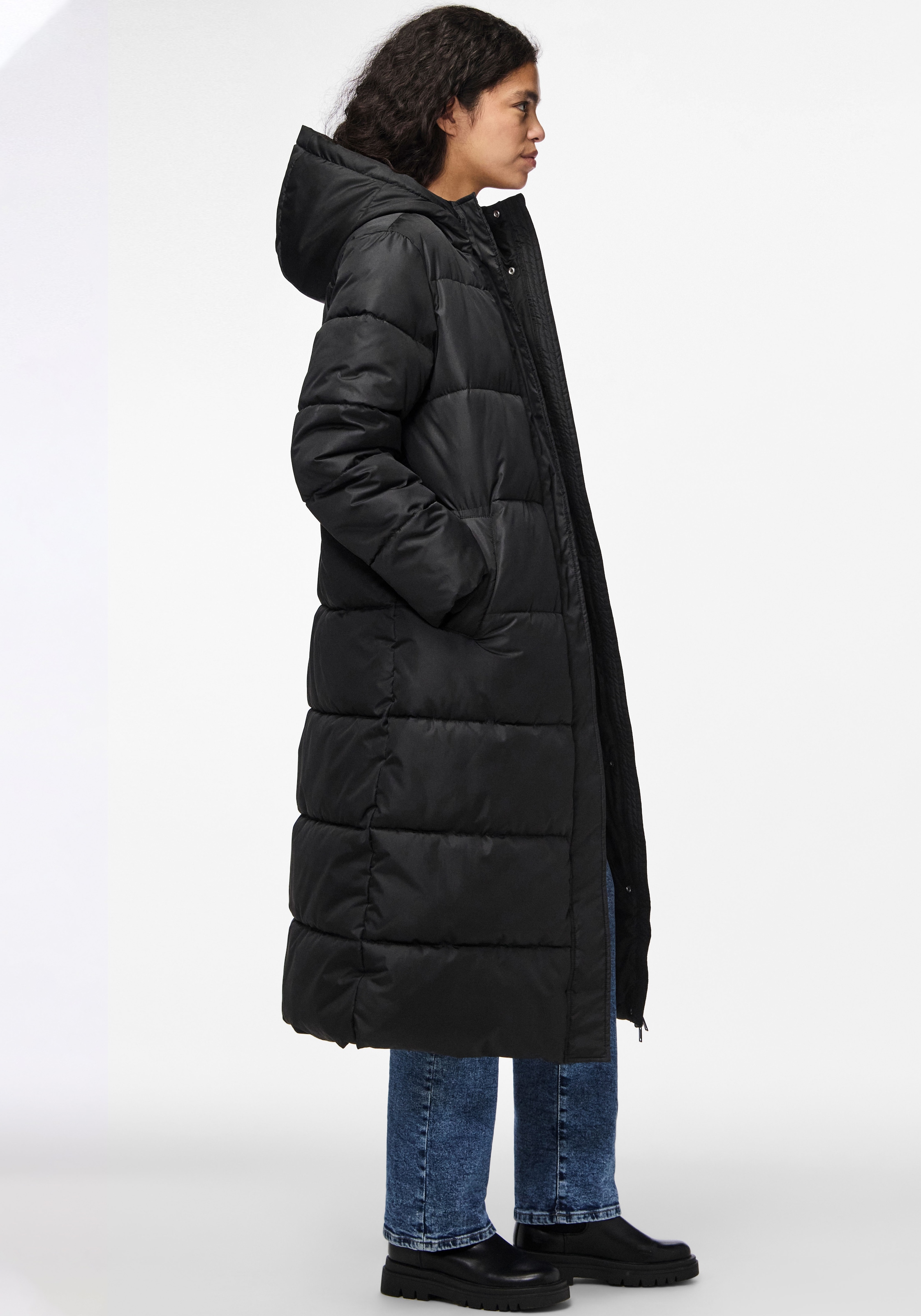 pieces Steppmantel »PCMADDIE LONG PUFFER JACKET NOOS BC«