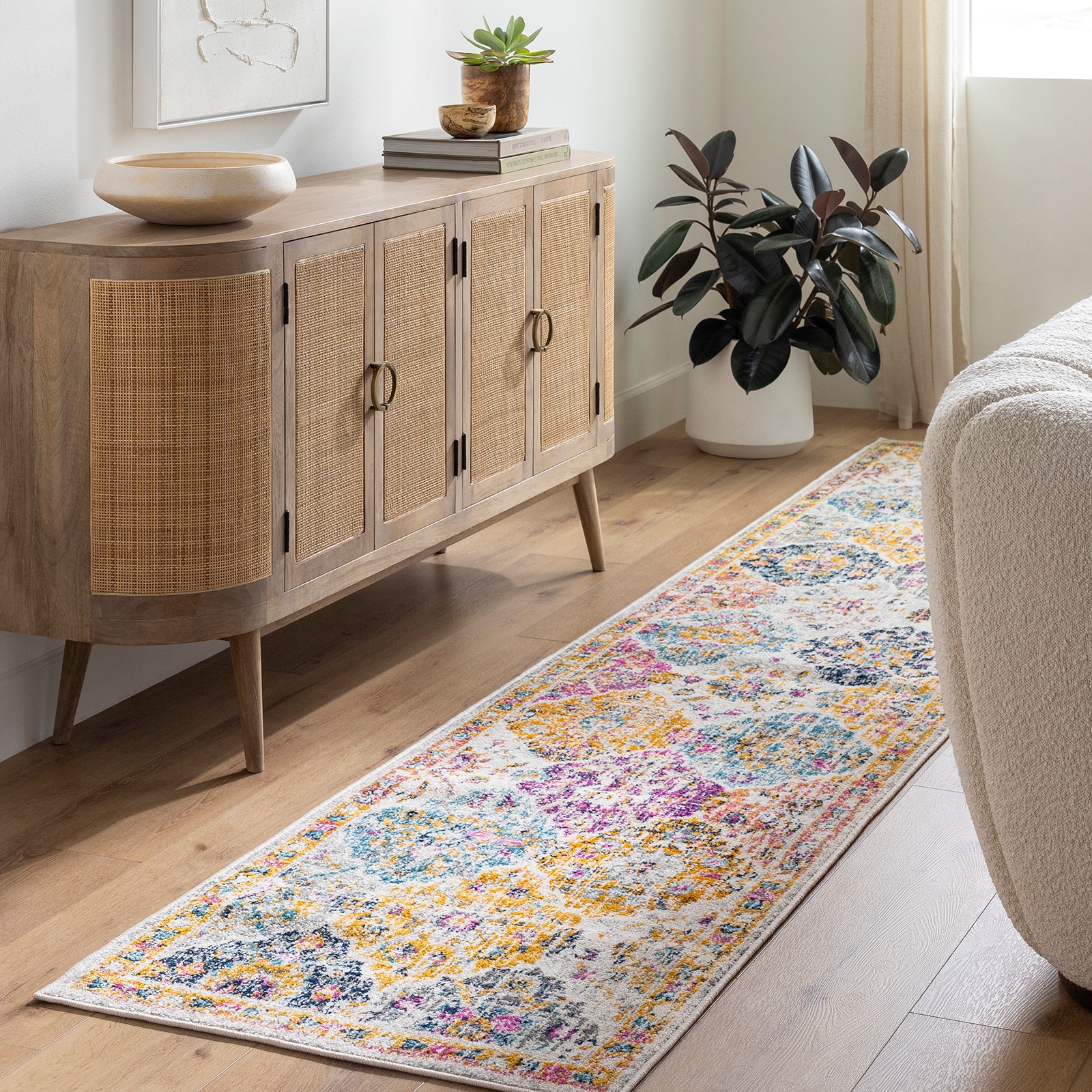 Livabliss Teppich »CUZCO« rechteckig 7 mm Höhe Orient-Optik, Vintage Design, Boho Stil, Kurzflor, Wohnzimmer