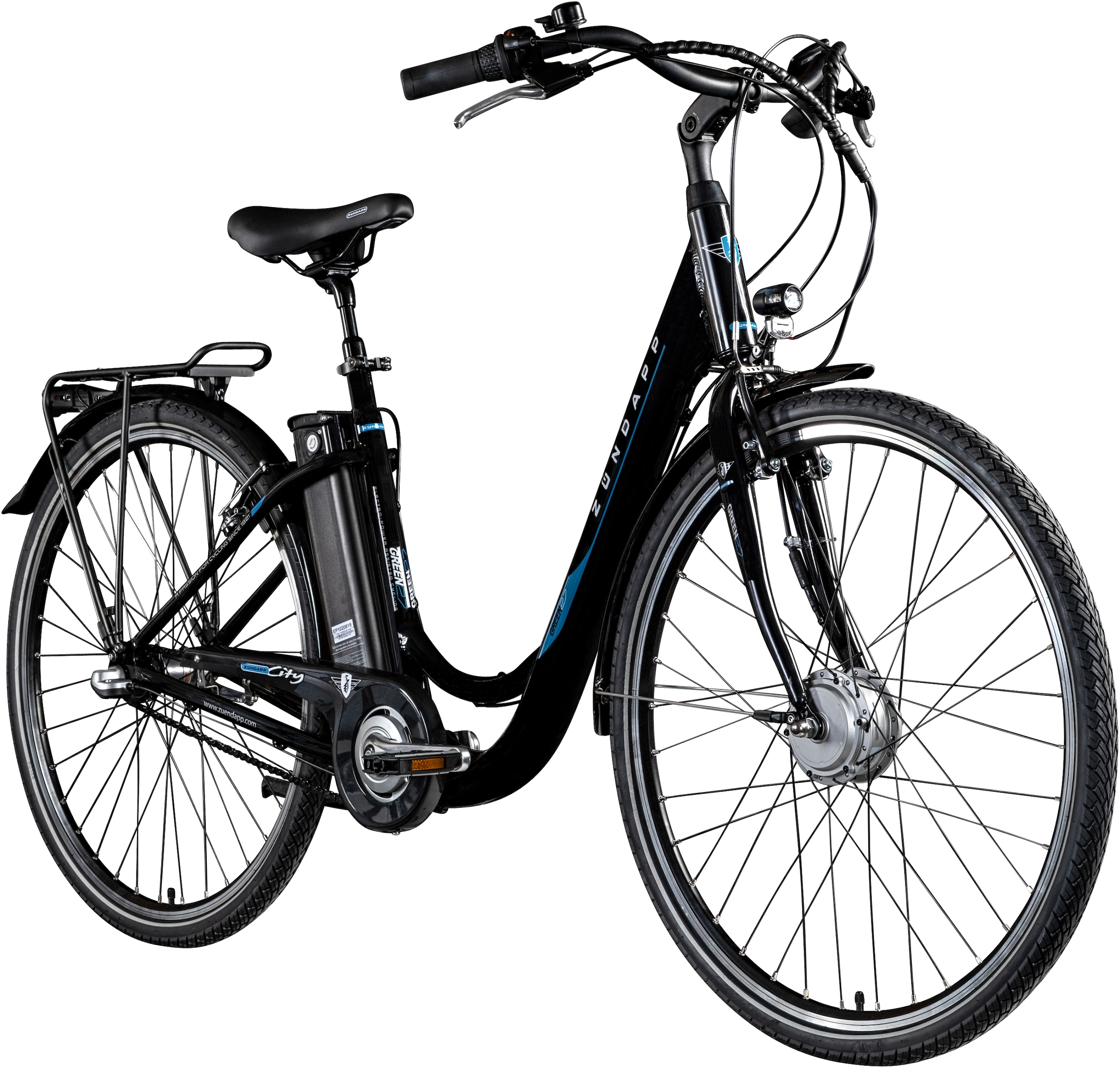 Zündapp E-Bike »Green 2.7«, 3 Gang, Shimano, Nexus, Frontmotor 250 W, Pedelec, Elektrofahrrad für Damen u. Herren