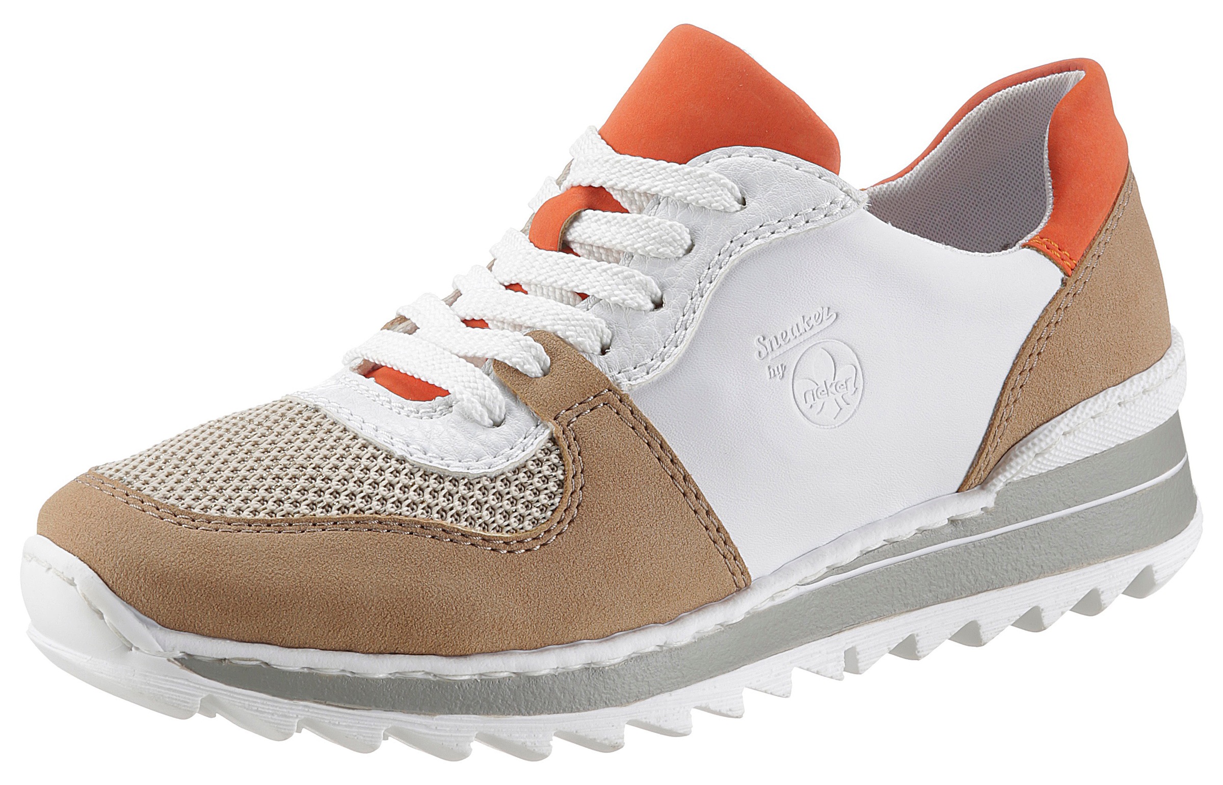 Rieker Keilsneaker, im Materialmix