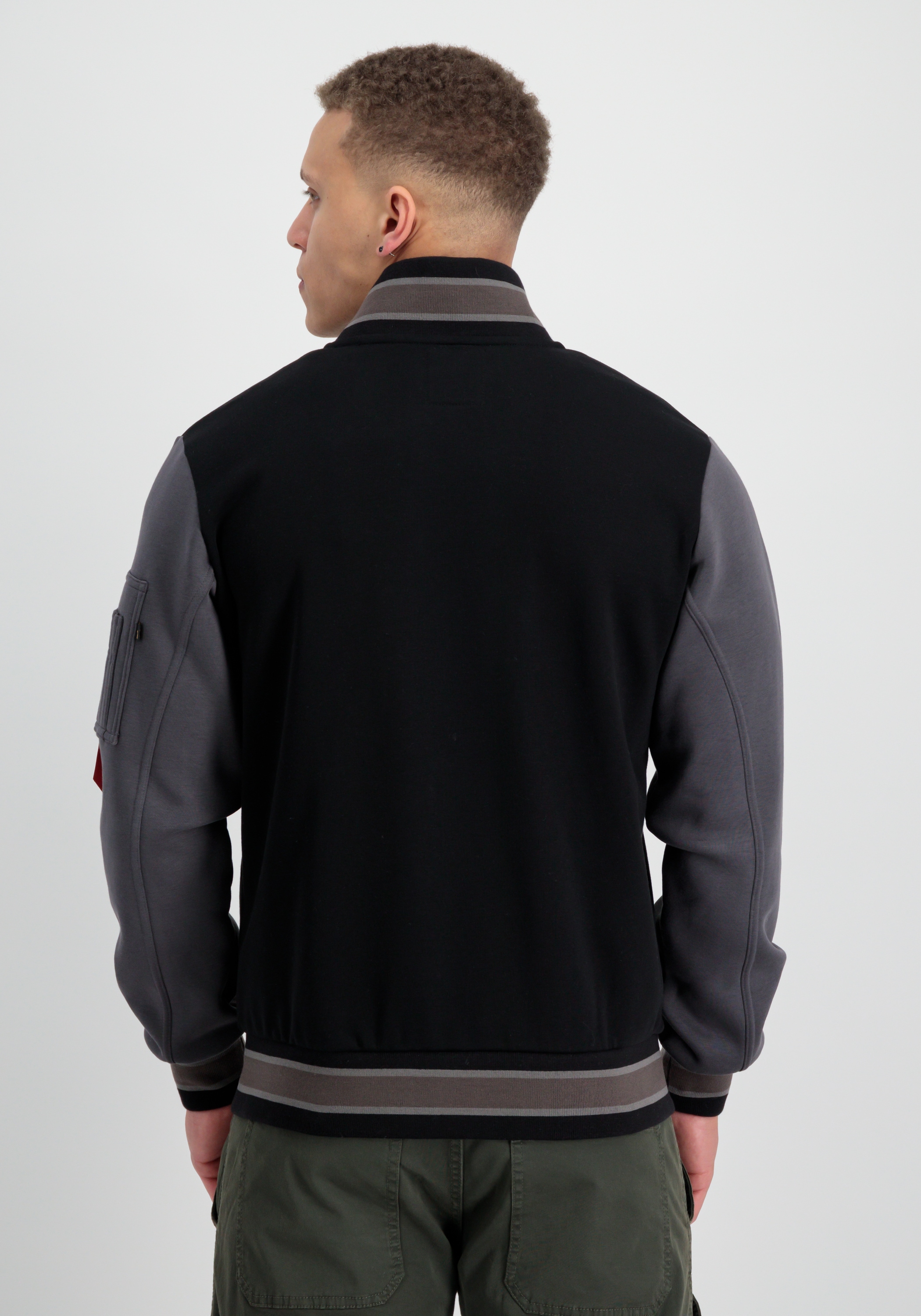 Alpha Industries Sweater »Alpha Industries Men - Outdoor Jackets Varsity Sweat Jacket ML«