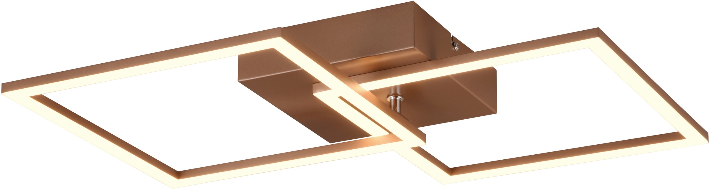 my home LED Deckenleuchte »ANTJE, Deckenlampe, schwenkbare LED-Rechtecke«, 2 flammig, Leuchtmittel LED-Board | LED fest integriert, Wand- und Deckenmontage möglich