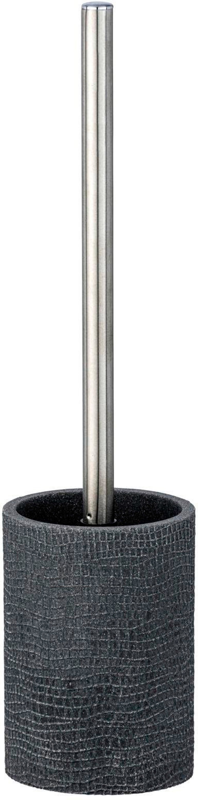 WENKO WC-Garnitur »Peanut«, aus Polyresin (Kunststein), Bürstenkopf-Durchmesser 8 cm