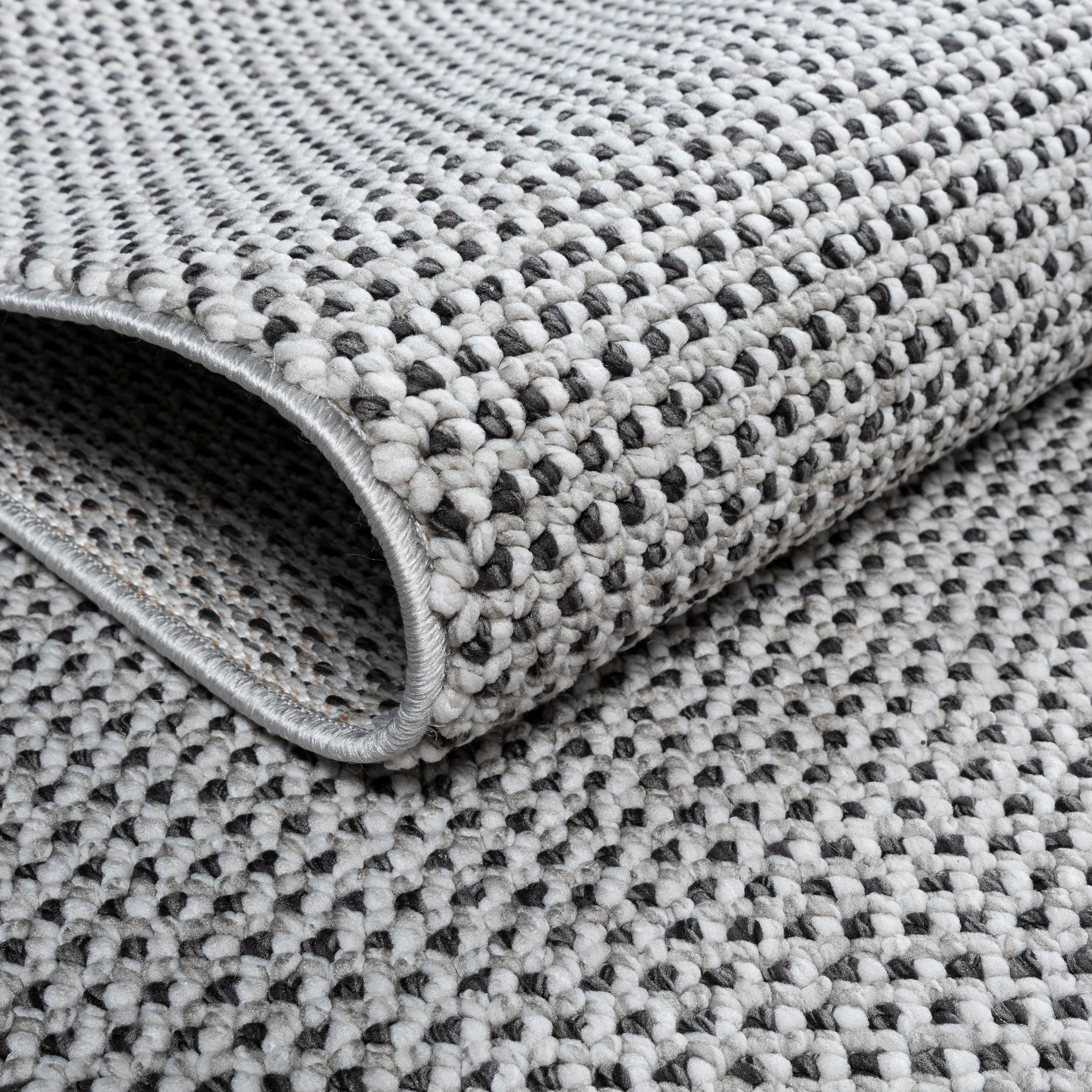 Sanat Teppich »Lora Plus , auch als Läufer« rechteckig 5 mm Höhe Kurzflor, uni, gekettelt, Wohnzimmer, Kinderzimmer