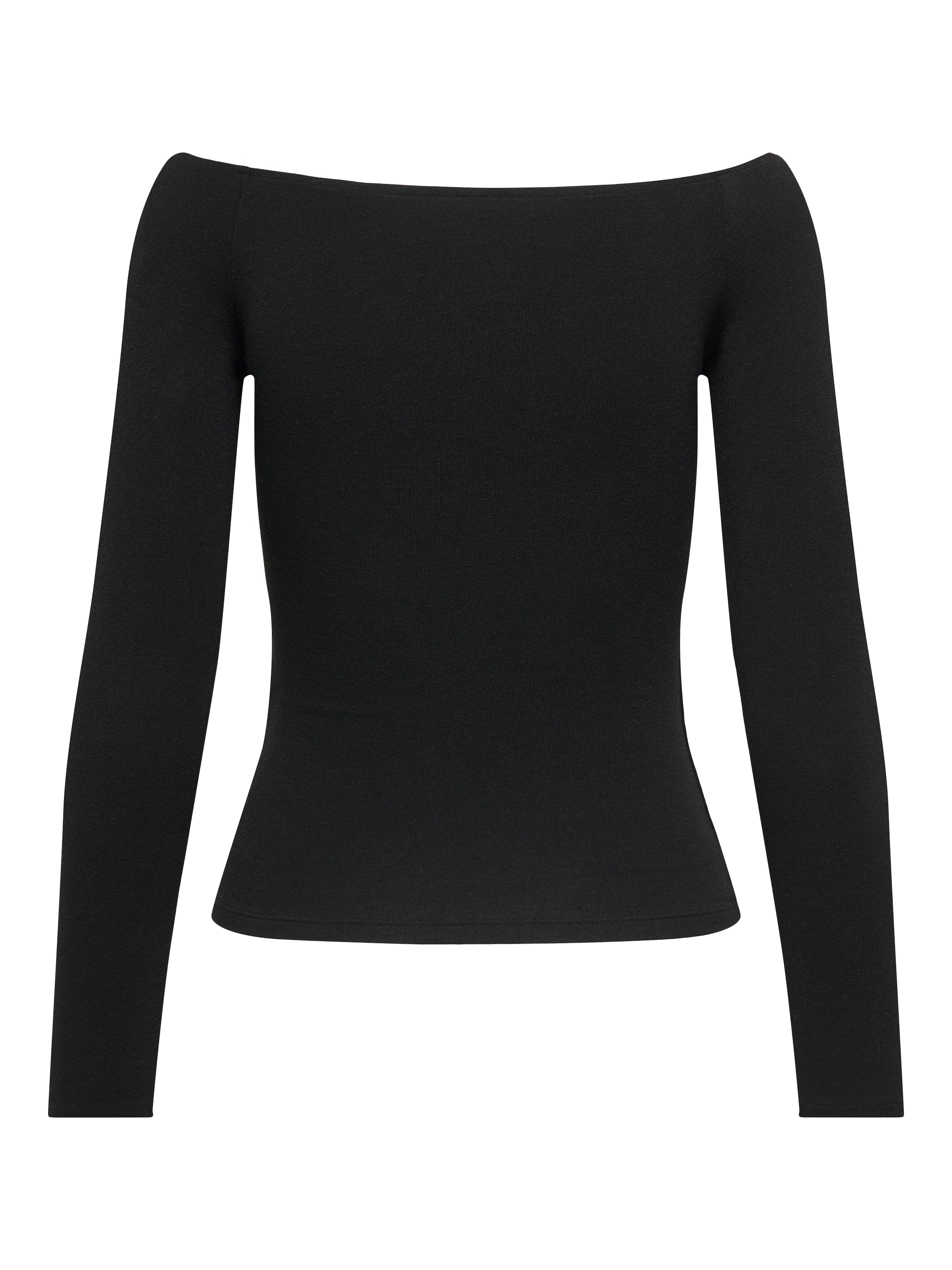 ONLY Langarmshirt »ONLGLAMOUR L/S BOAT NECK TOP BOX CC JRS«