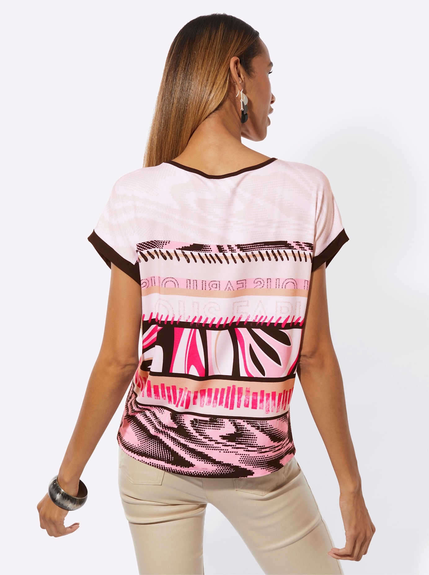 creation L Rundhalsshirt »Druck-Shirt« 1 tlg.