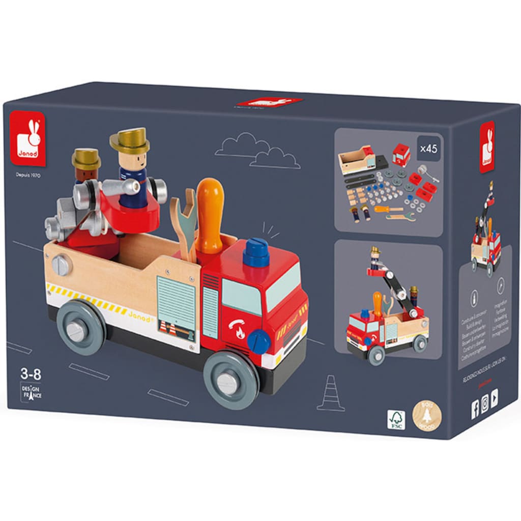 Janod Spielzeug-Feuerwehr »Brico Kids«