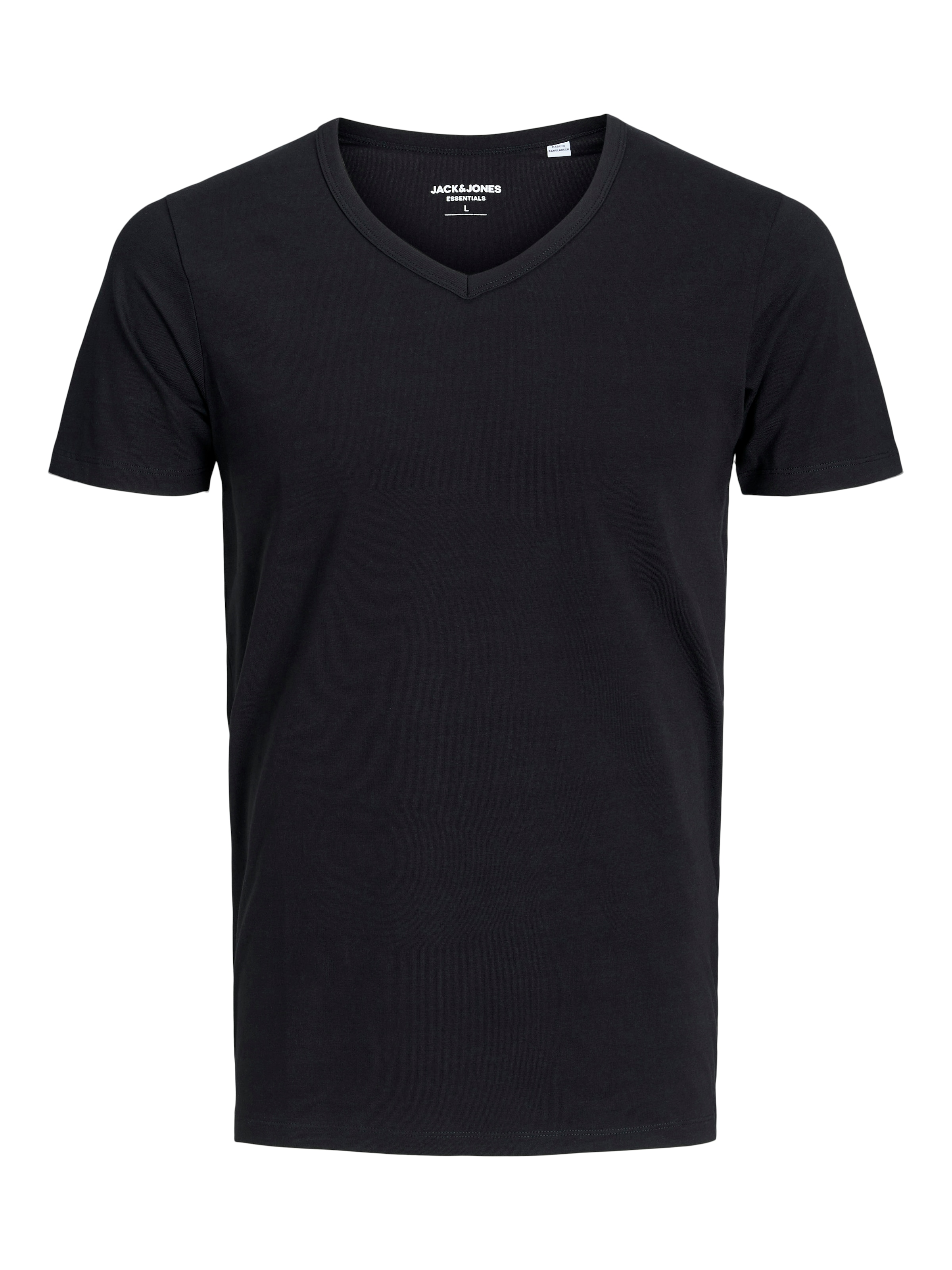 Jack & Jones T-Shirt »SLIM- FIT BASIC TEE V-NECK« mit V-Ausschnitt