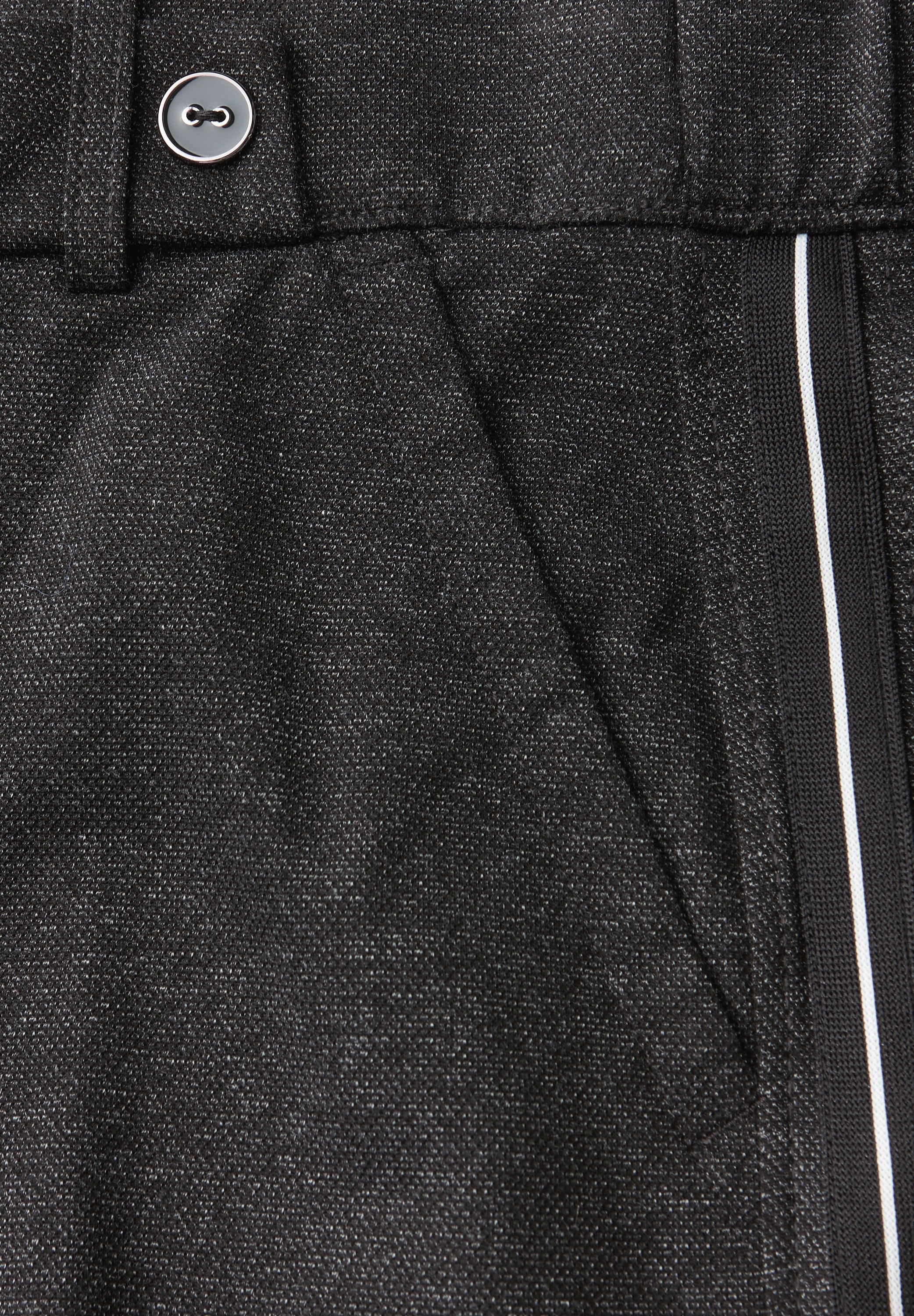 STREET ONE Stoffhose, Melange mit Gallonstreifen