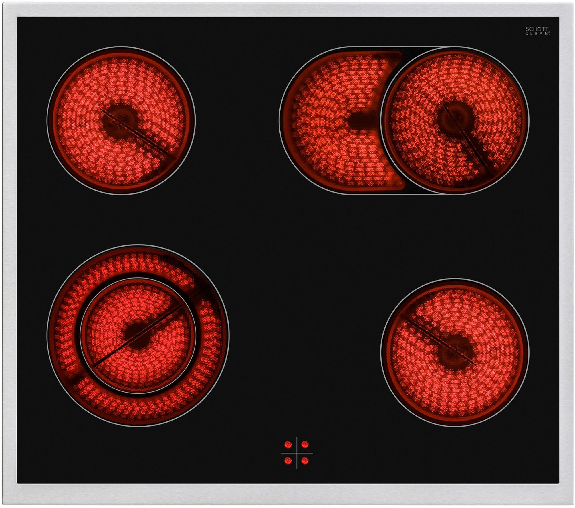 Samsung Elektro-Herd-Set »F-NB69R3301RS« mit 1-fach-Teleskopauszug Herd-Set mit SCHOTT CERAN® Kochfläche  & bequemen Teleskopvollauszug