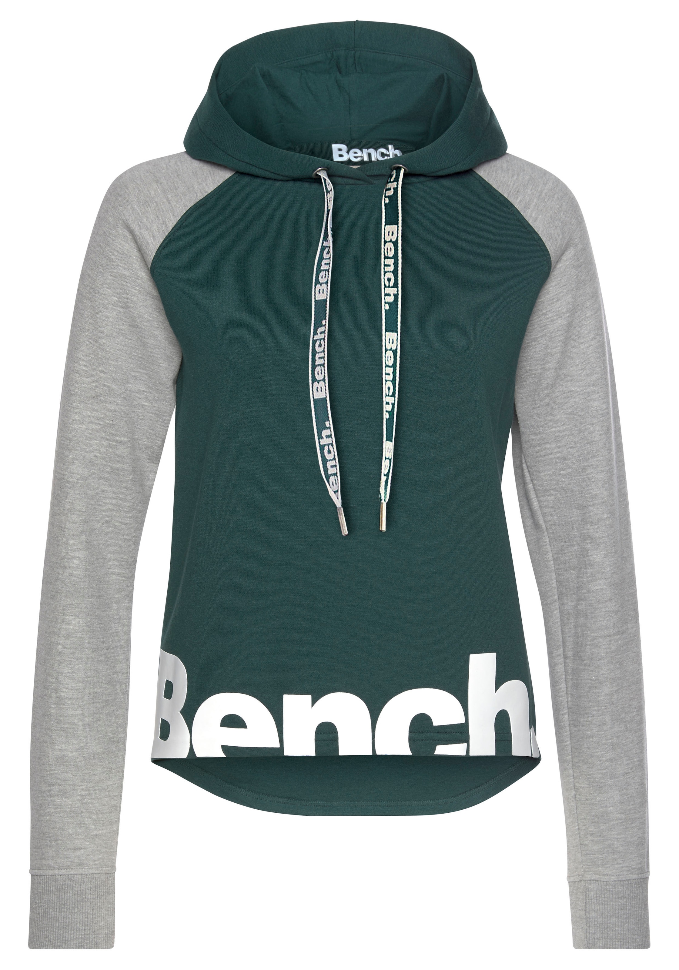 Bench. Loungewear Kapuzensweatshirt, mit farblich abgesetzten Ärmeln und  Logodruck, Loungeanzug, Hoodie kaufen im OTTO Online Shop