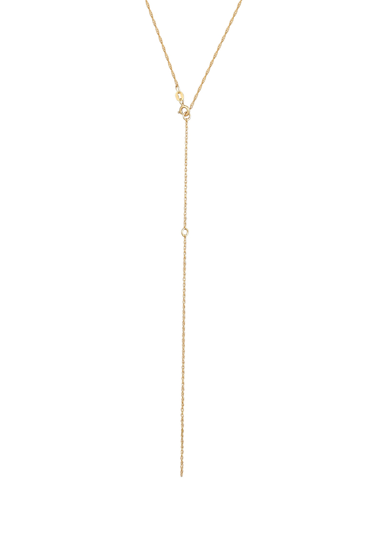 Elli Y-Kette »Halskette Y-Kette Gedrehte Kettenglieder 925 Sterling Silber«