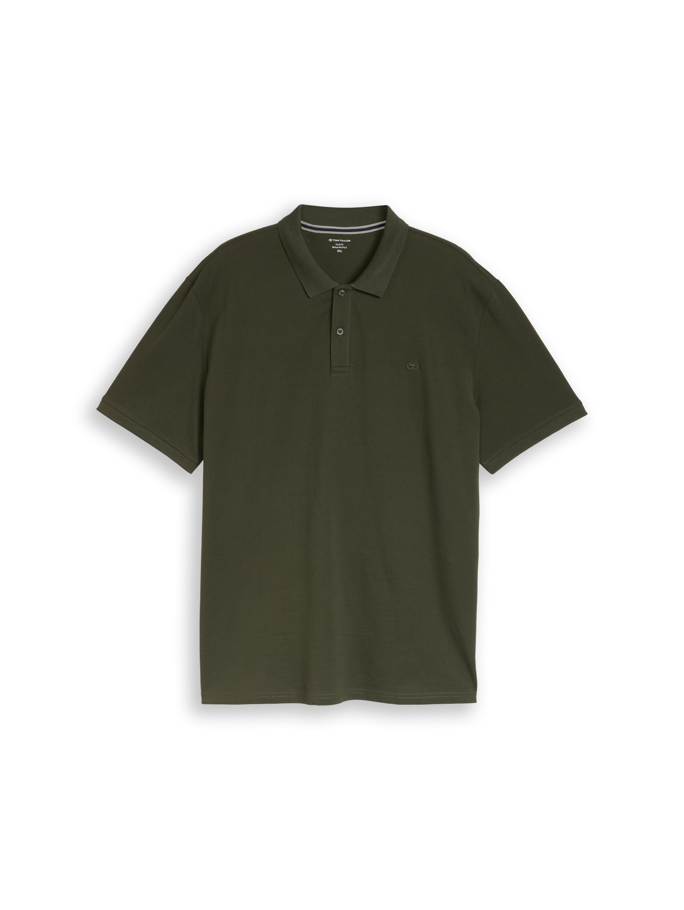 TOM TAILOR PLUS Poloshirt mit Logo-Stickerei - Große Größen
