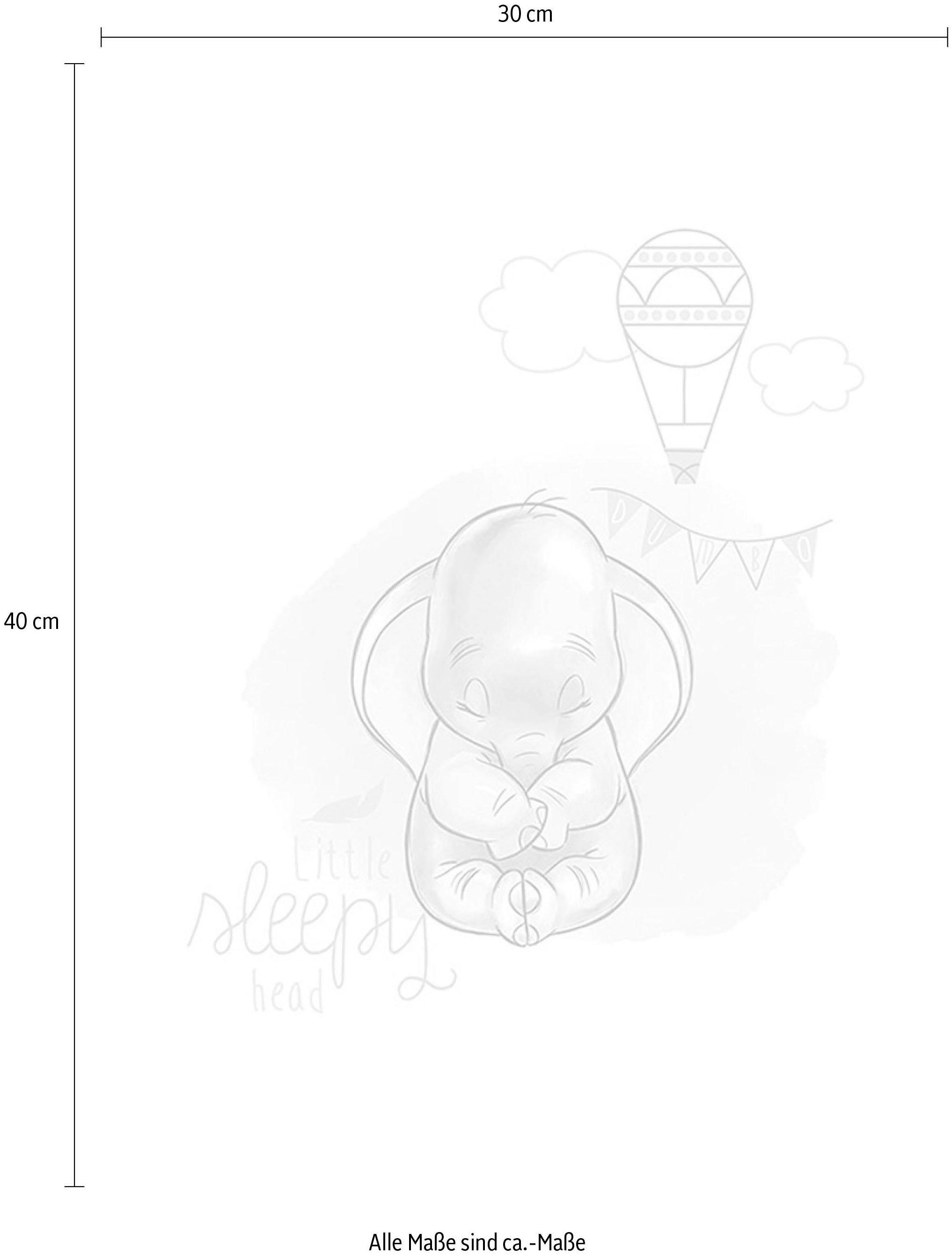 Poster Sleepy«, Wohnzimmer St.), (1 Disney, Schlafzimmer, Komar im Shop Kinderzimmer, OTTO Online »Dumbo