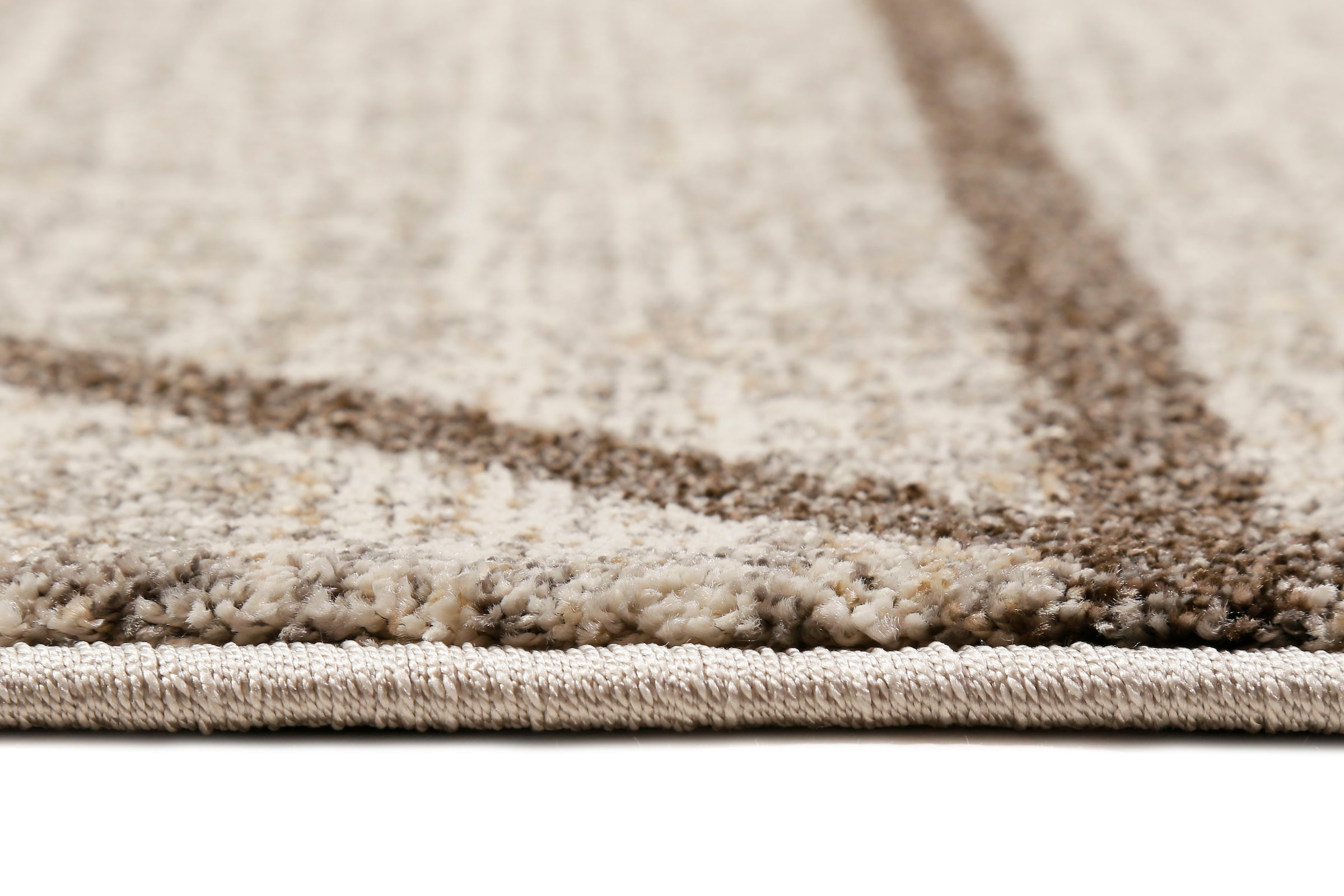 Wecon home Teppich »Bossa Lounge«, rechteckig, 10 mm Höhe, 3D-Design, Kurzflor, Wohnzimmer