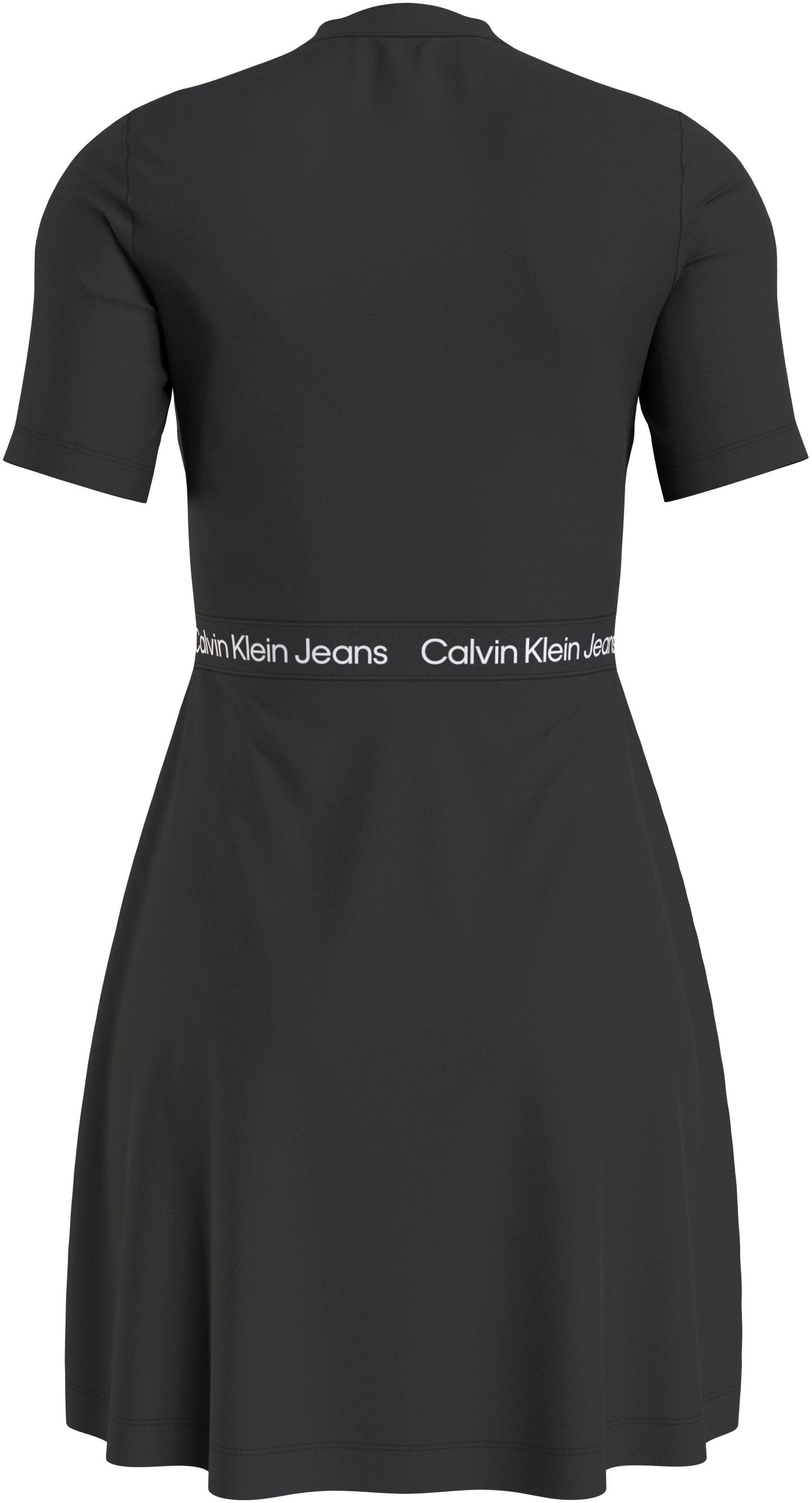 Calvin Klein Jeans Skaterkleid »TAPE MILANO SHORT SLEEVE DRESS«, mit Logoschriftzug
