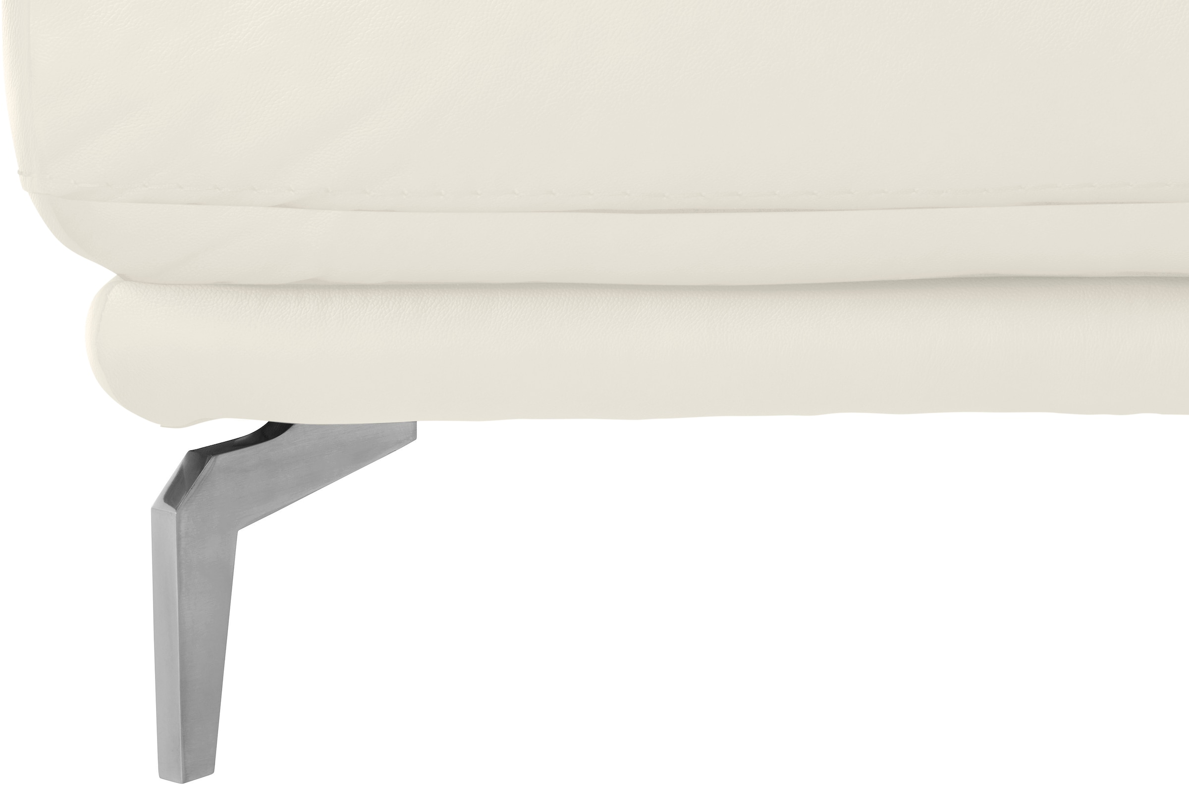 W.SCHILLIG Hocker »montanaa« mit Metallfüßen in Chrom glänzend, Breite 71 cm