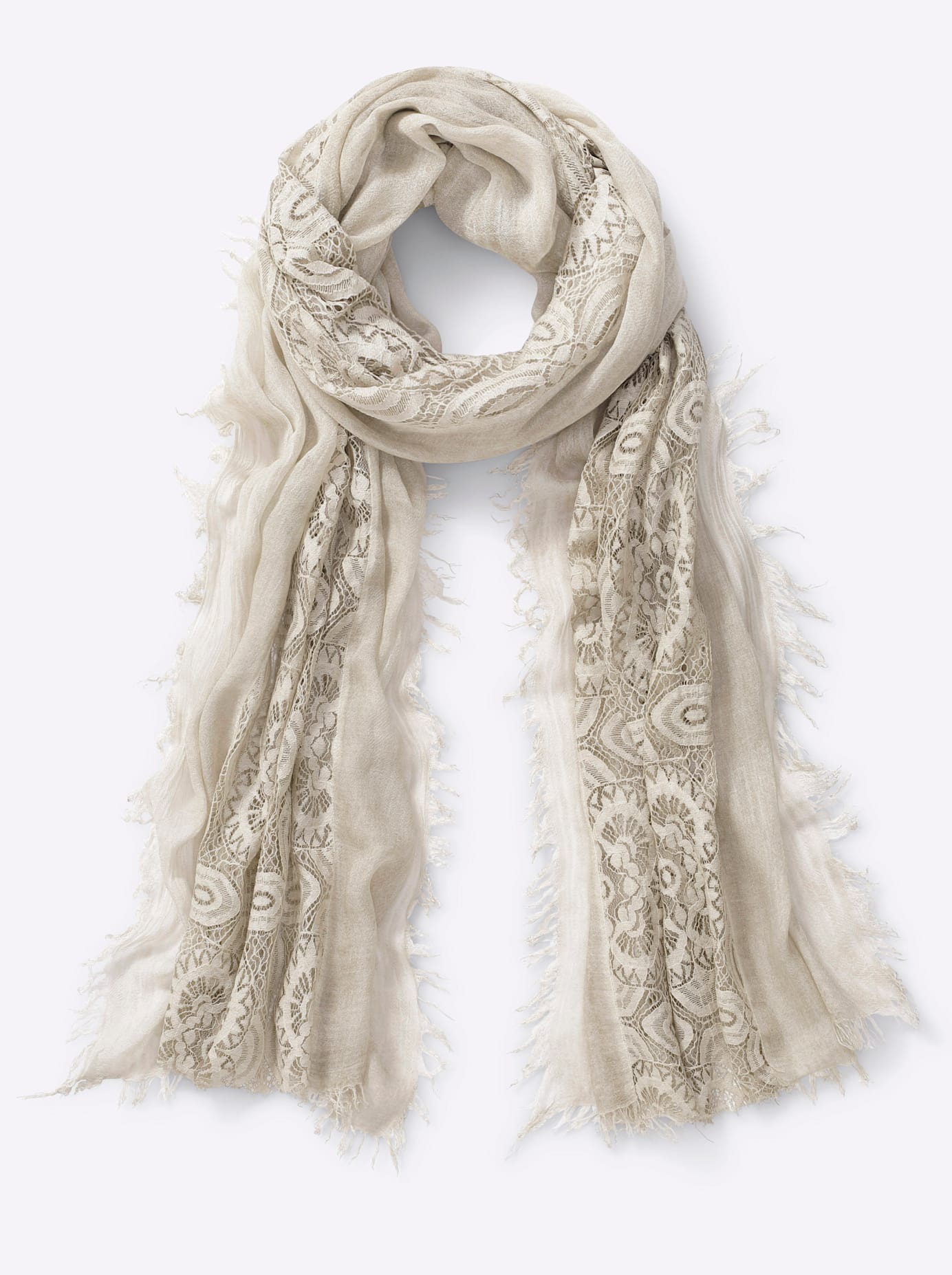 Heine Damen Modeschal in braun