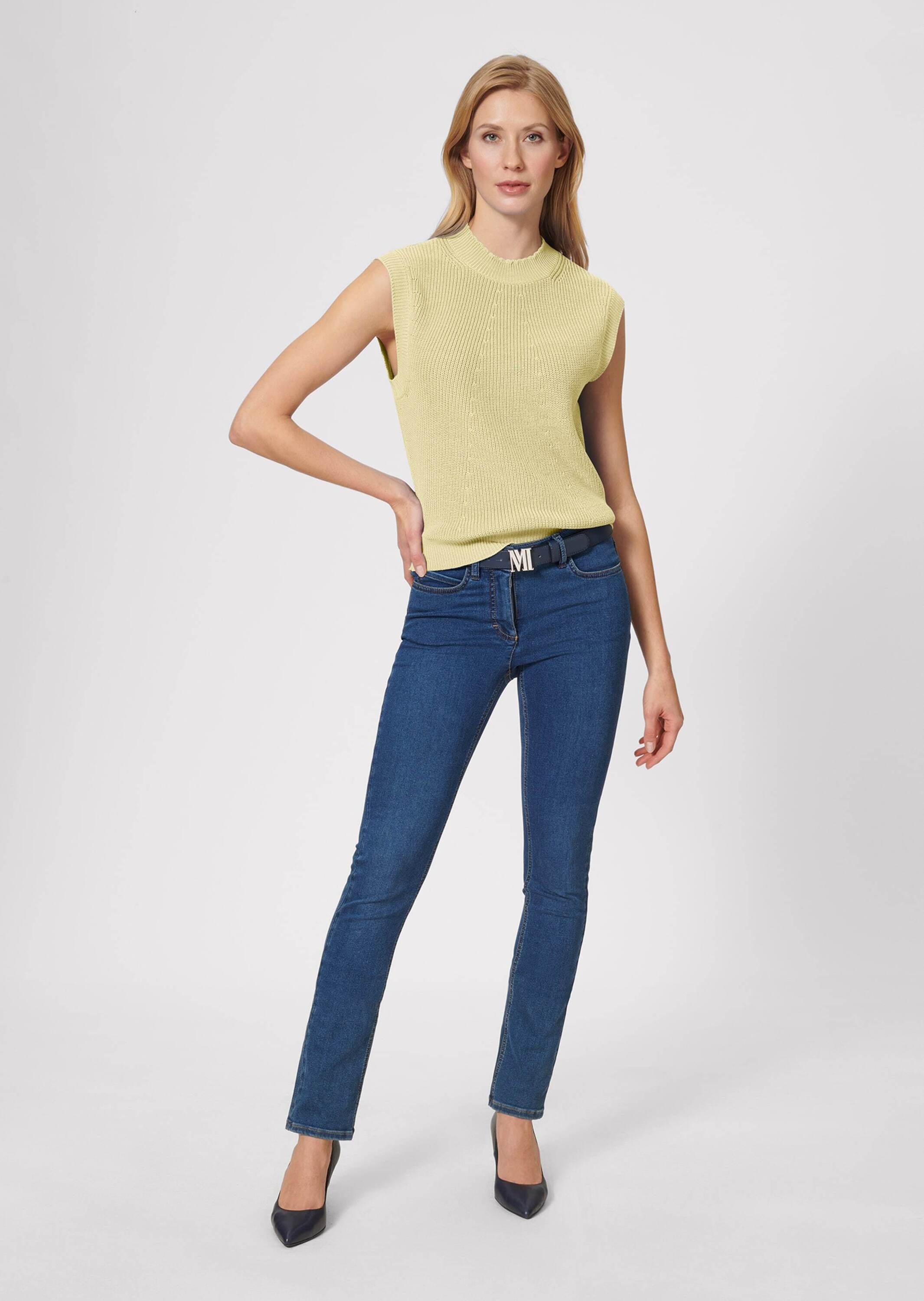 MADELEINE Longpullover »Pullunder Pullunder mit Stehkragen«