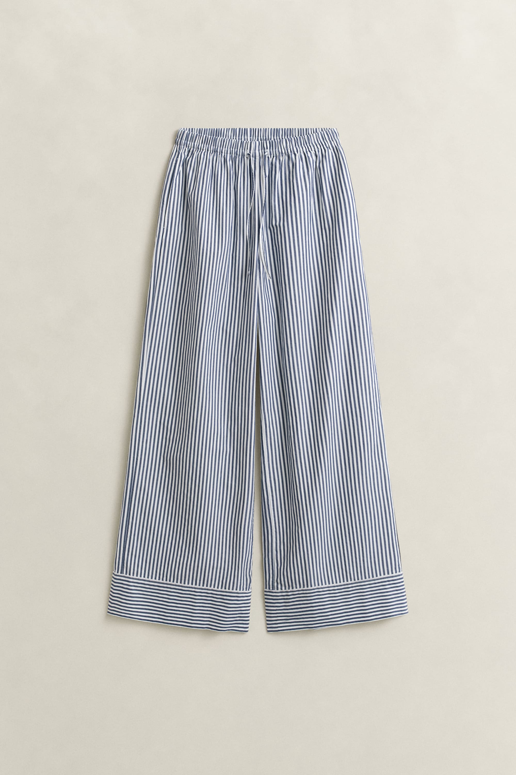 Gant Stoffhose »STRIPE POPLIN PULL ON«  Relaxed fit mit elastischem Bund