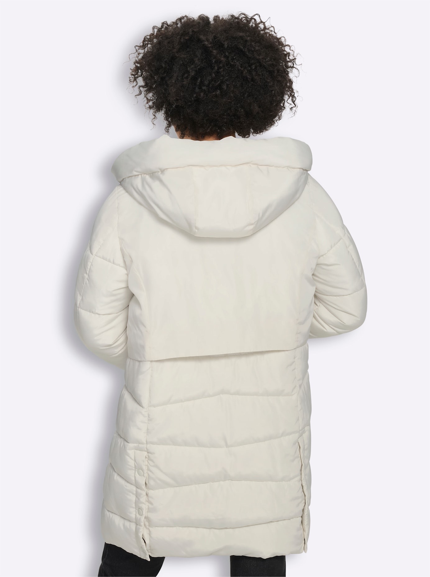 heine Langjacke mit Kapuze