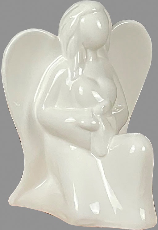 Engelfigur »Weihnachtsdeko, Dekofigur, Höhe ca. 20 cm«, Engel knieend, im edlen Design